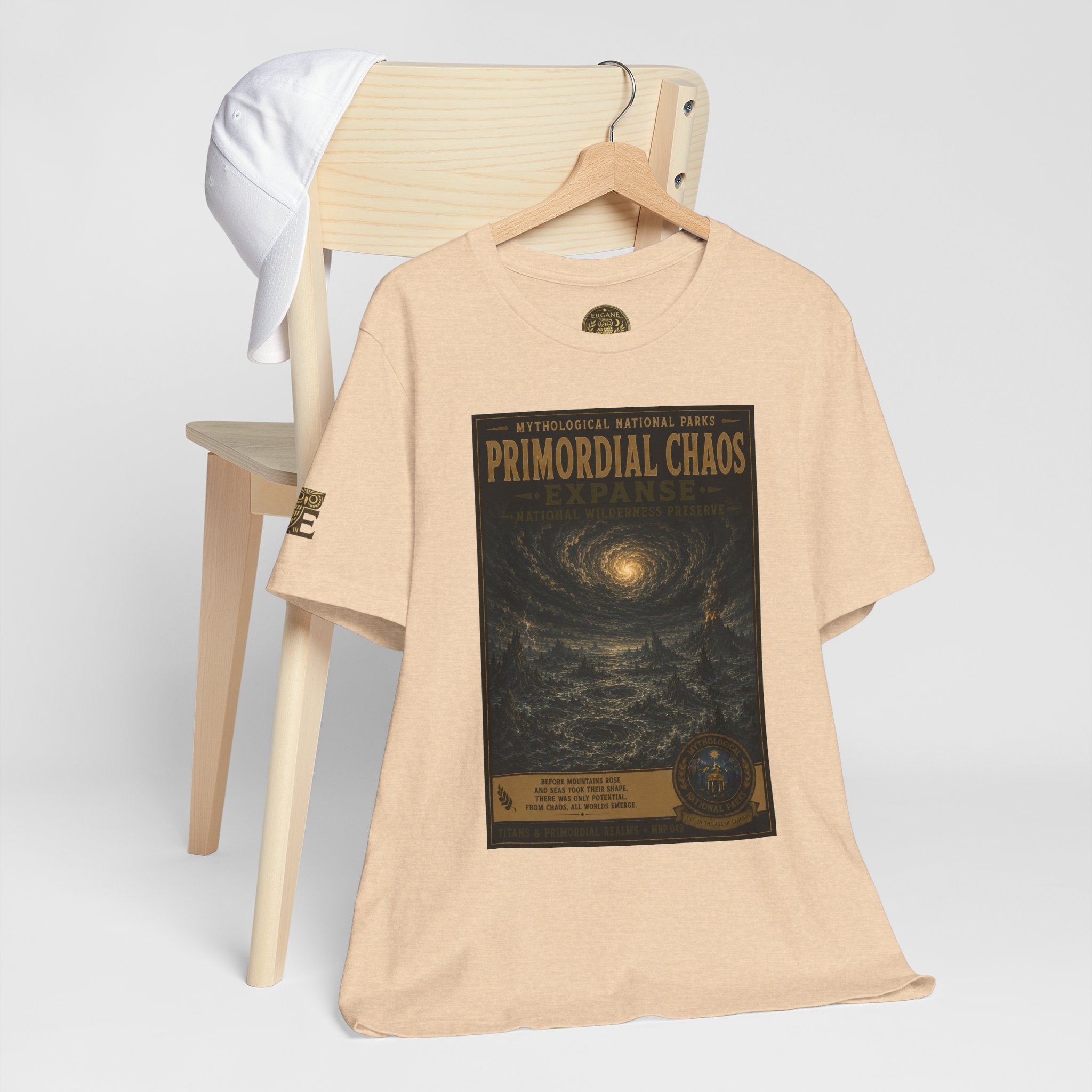 Mythological National Parks COLLECTION V- #049-050 TITANS & PRIMORDIAL REALMS | Vintage nature poster Tee | Mythological National Parks graphic shirt