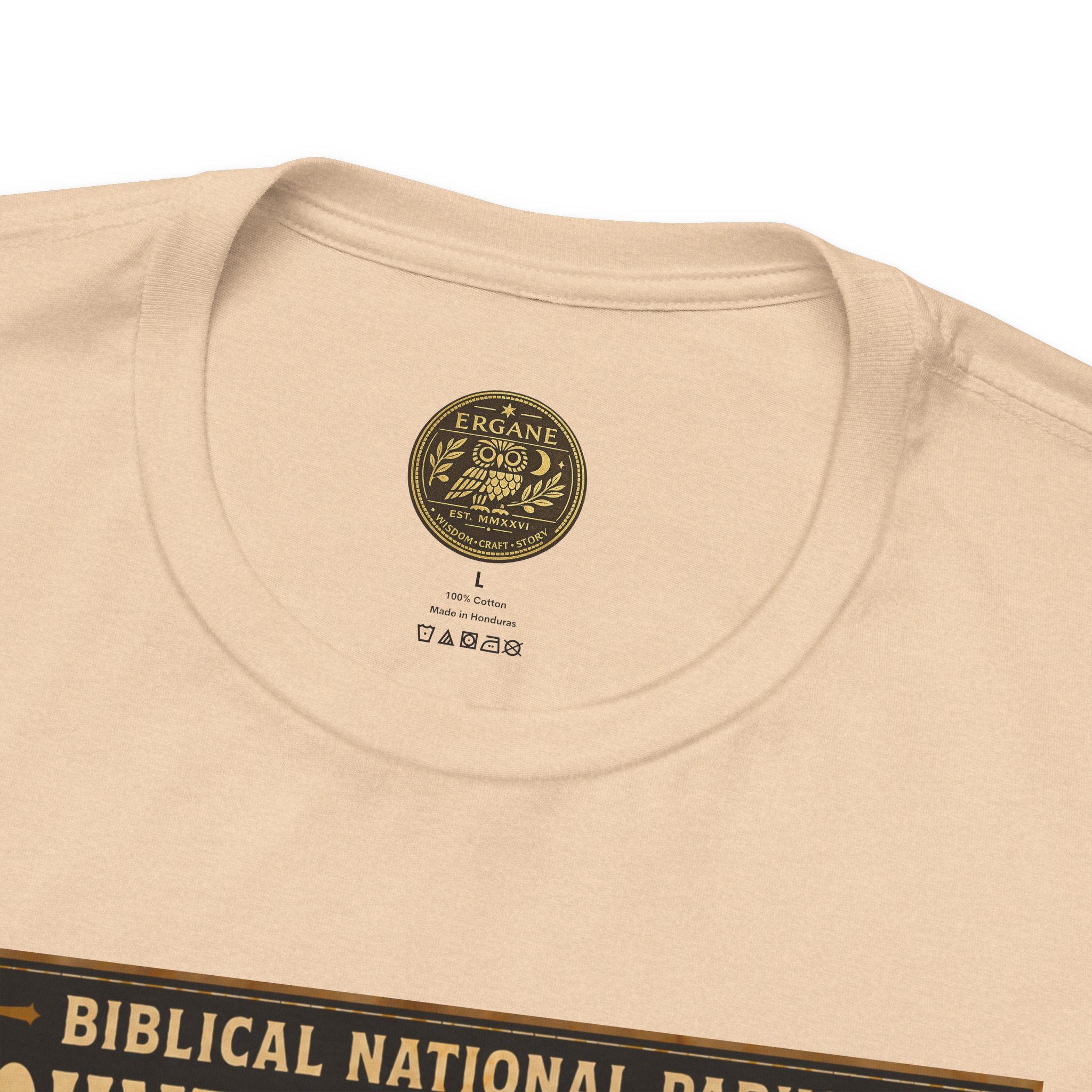 Biblical National Parks Collection VI- Galilee #033/035 Matthew 5-7 | Vintage nature poster Tee | Biblical national parks graphic shirt