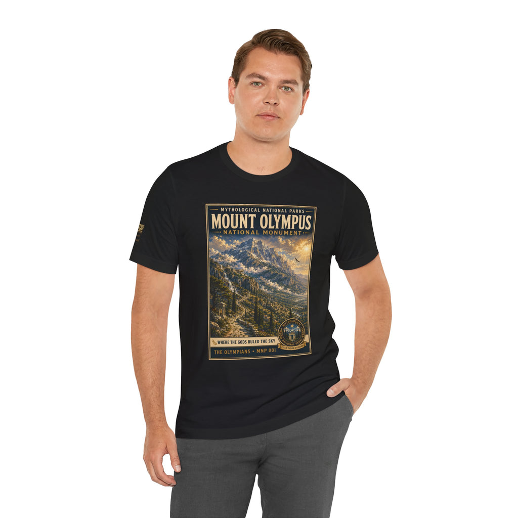 Mythological National Parks Collection I- #001-007- The Olympians  | Vintage nature poster Tee | Mythological National Parks graphic shirt