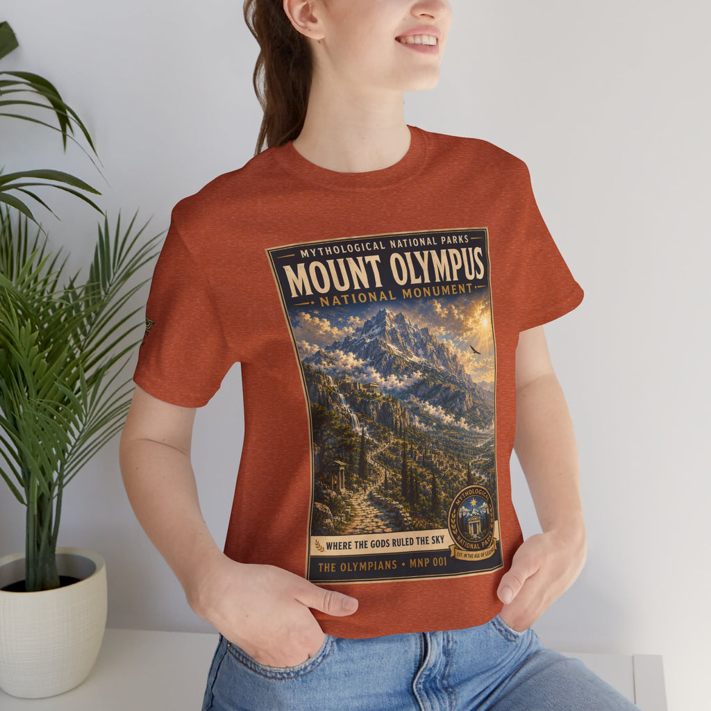 Mythological National Parks Collection I- #001-007- The Olympians  | Vintage nature poster Tee | Mythological National Parks graphic shirt