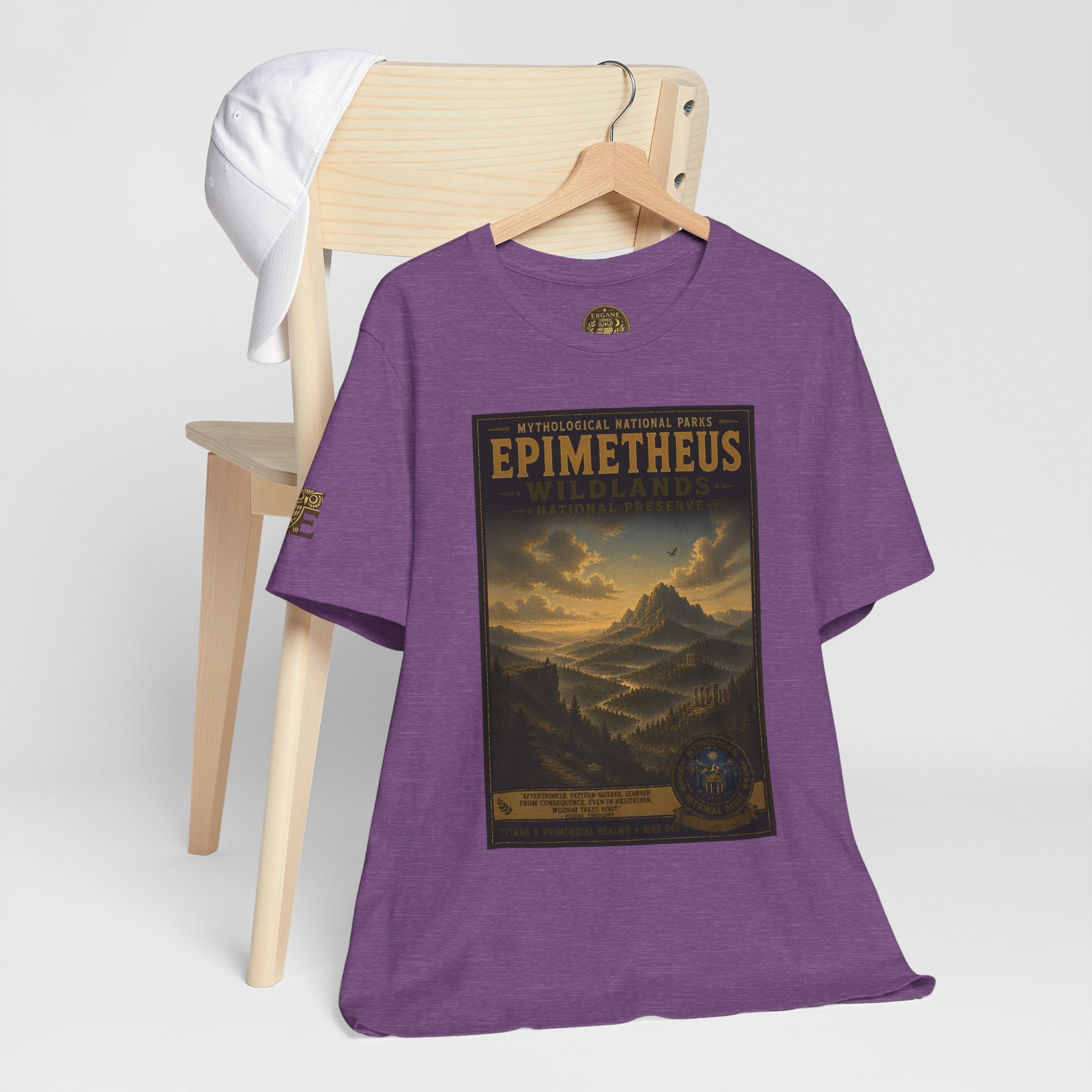 Mythological National Parks COLLECTION V- #046-050 TITANS & PRIMORDIAL REALMS | Vintage nature poster Tee | Mythological National Parks graphic shirt