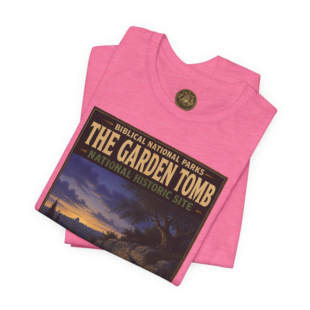 Biblical National Parks Collection VII- The Holy Week #040/041 | Matthew 27: 55-66 | Vintage nature poster Tee | Biblical national parks graphic shirt