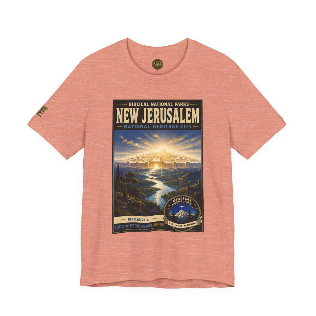 Biblical National Parks Collection X- #060/061 - Revelation: The Final Frontier | Revelation 21 | Vintage nature poster Tee | Biblical national parks graphic shirt 2