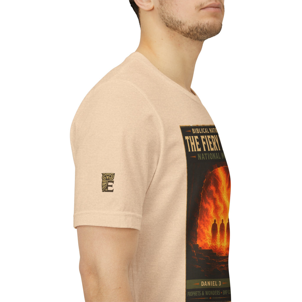 Biblical National Parks Collection V- Prophets & Wonders #028/030 Daniel 3 | Vintage nature poster Tee | Biblical national parks graphic shirt
