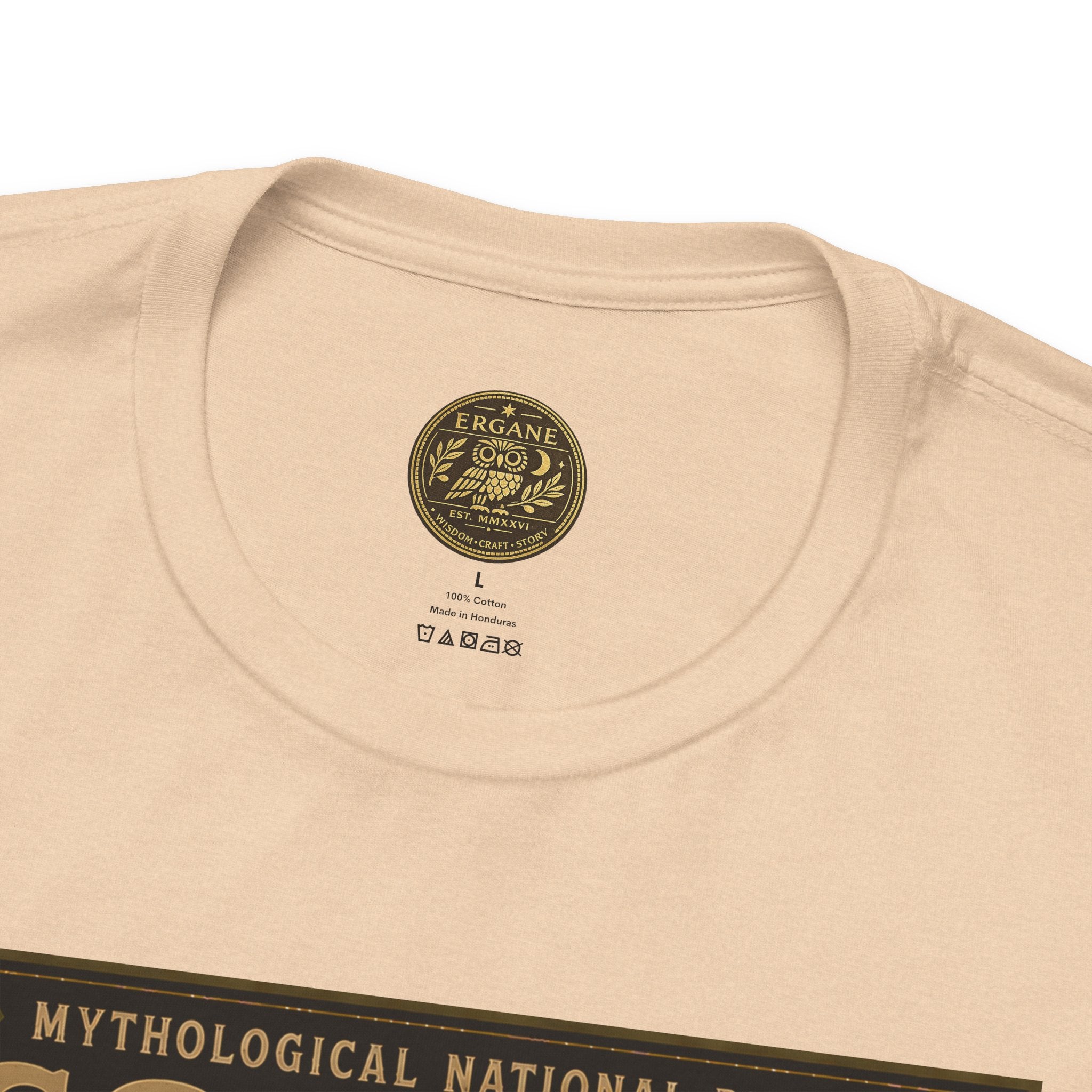 Mythological National Parks Collection III- #026-028 - Heros & Monsters | Vintage nature poster Tee | Mythological National Parks graphic shirt