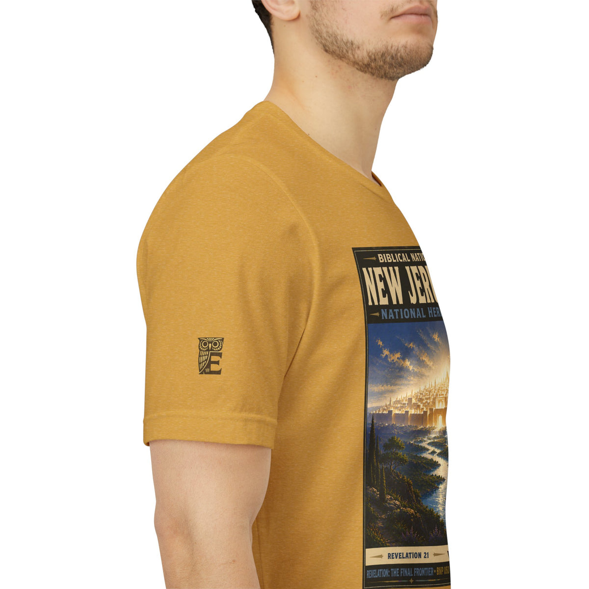 Biblical National Parks Collection X- #060/061 - Revelation: The Final Frontier | Revelation 21 | Vintage nature poster Tee | Biblical national parks graphic shirt 2