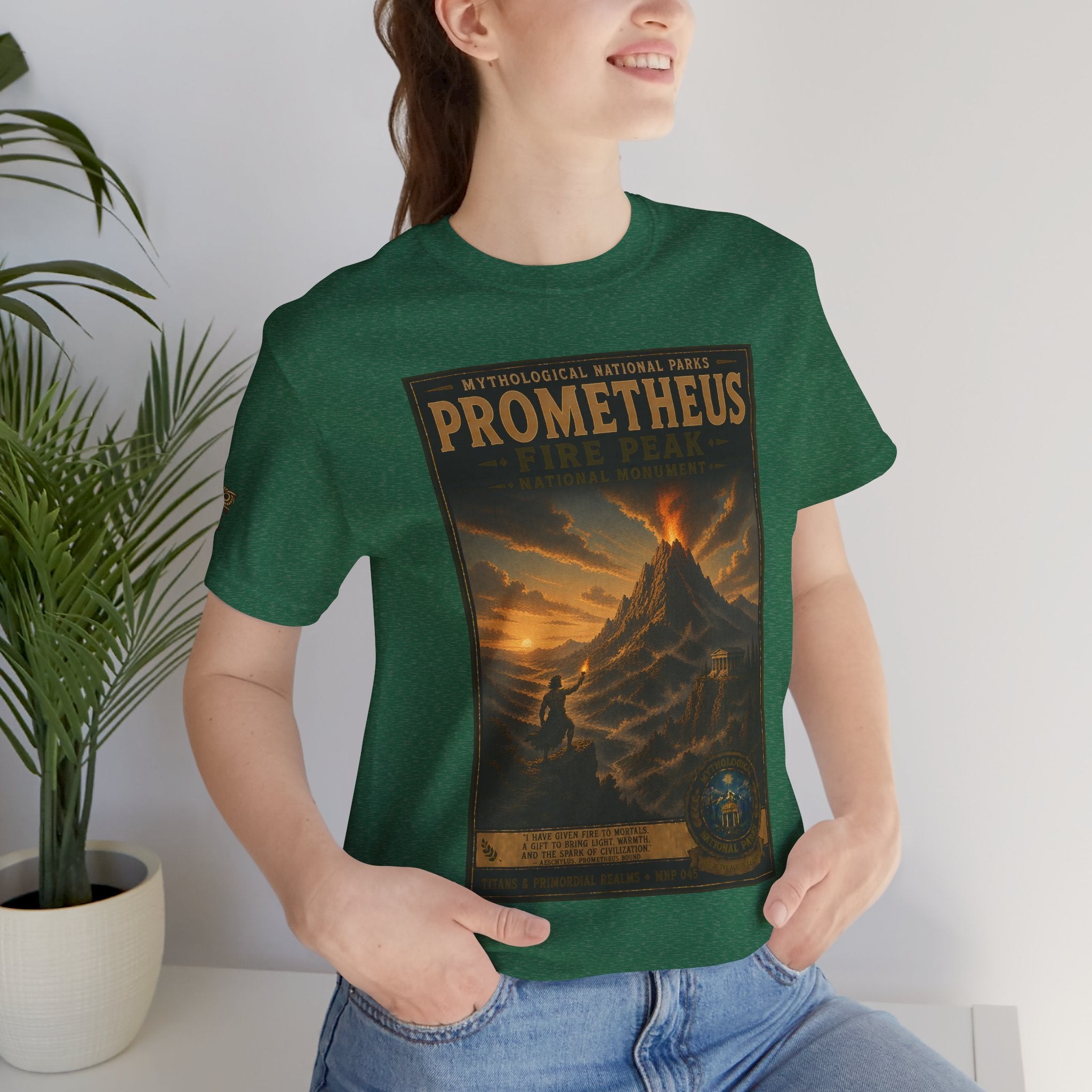 Mythological National Parks COLLECTION V- #045-050 TITANS & PRIMORDIAL REALMS | Vintage nature poster Tee | Mythological National Parks graphic shirt