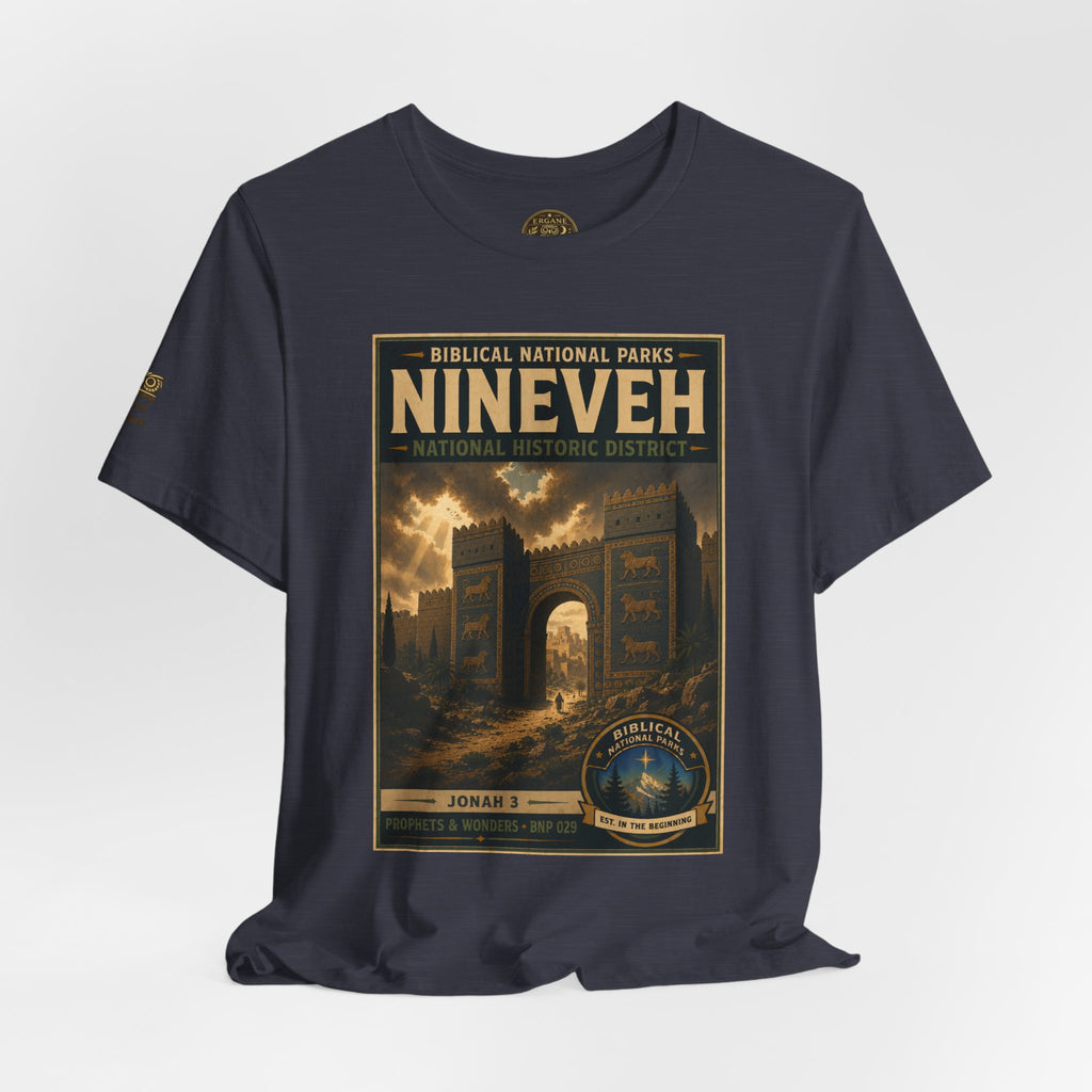 Biblical National Parks Collection V- Prophets & Wonders #029/030 Jonah 3 | Vintage nature poster Tee | Biblical national parks graphic shirt