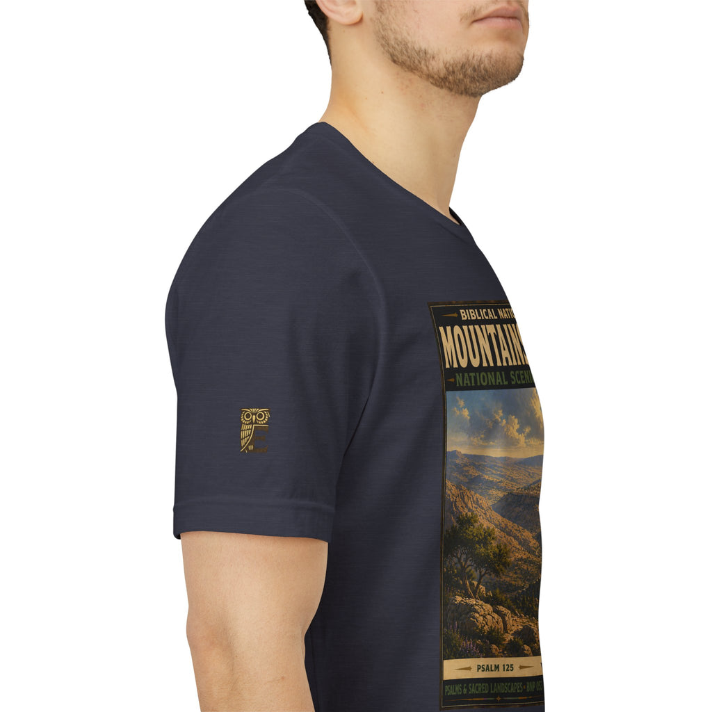 Biblical National Parks Collection IX- #053/054 -Psalms & Sacred Landscapes | Psalm 125 | Vintage nature poster Tee | Biblical national parks graphic shirt
