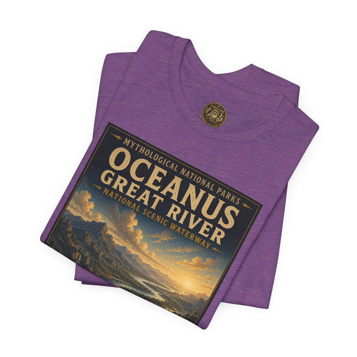 Mythological National Parks COLLECTION V- #042-050 TITANS & PRIMORDIAL REALMS | Vintage nature poster Tee | Mythological National Parks graphic shirt