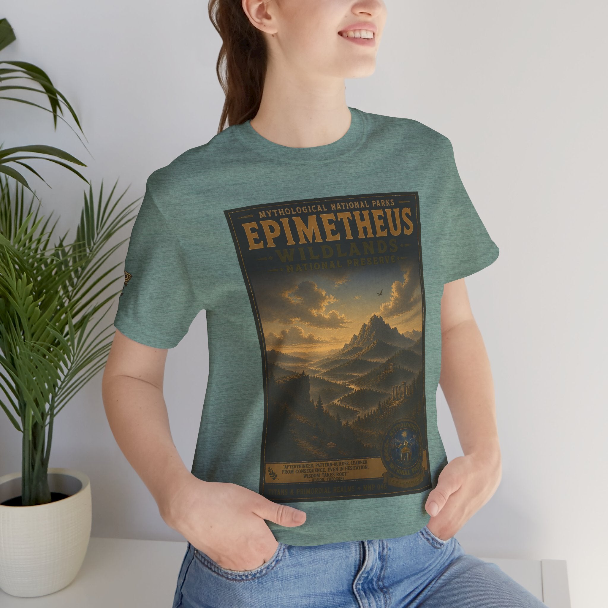 Mythological National Parks COLLECTION V- #046-050 TITANS & PRIMORDIAL REALMS | Vintage nature poster Tee | Mythological National Parks graphic shirt