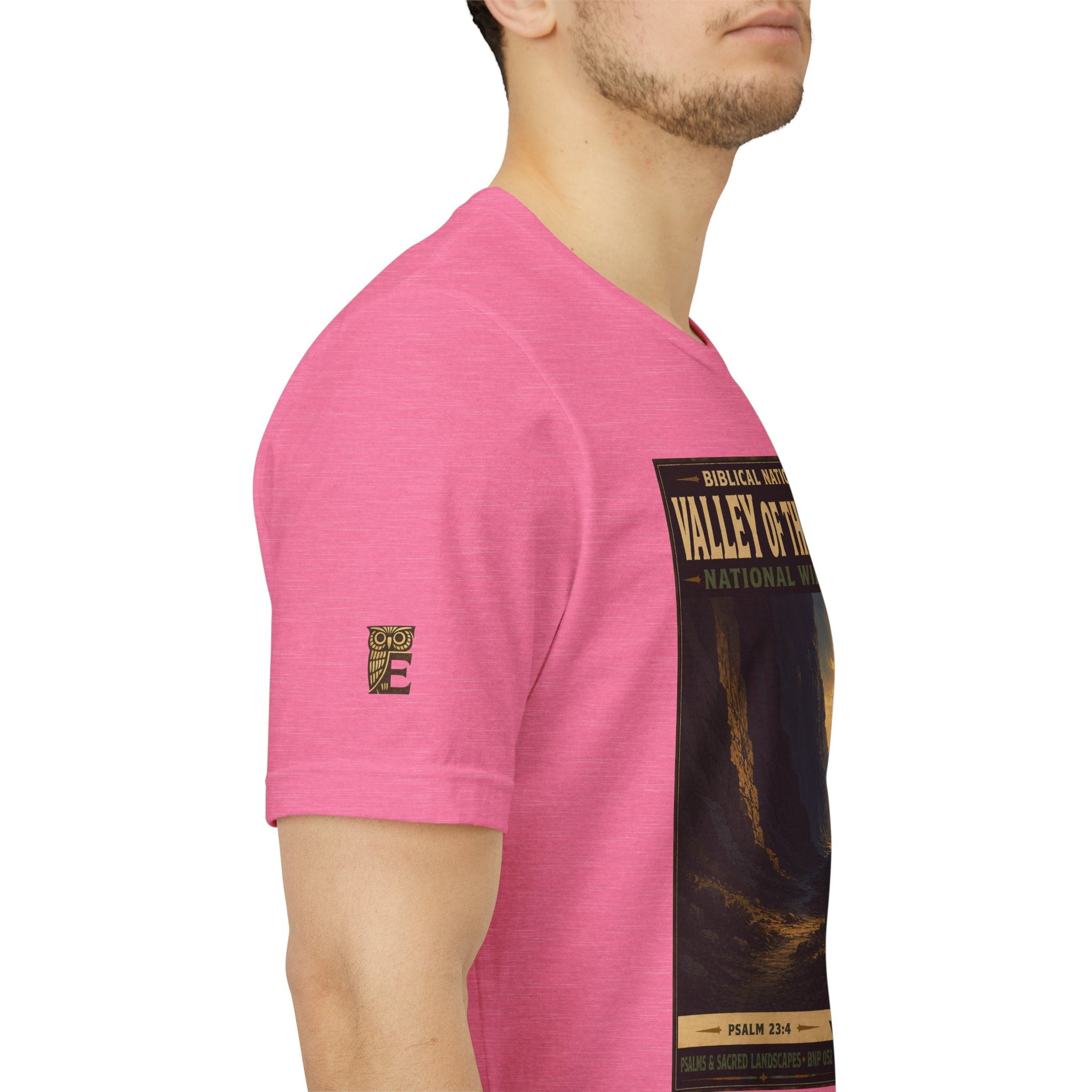 Biblical National Parks Collection IX- #052/054 -Psalms & Sacred Landscapes | Psalm 23:4 | Vintage nature poster Tee | Biblical national parks graphic shirt