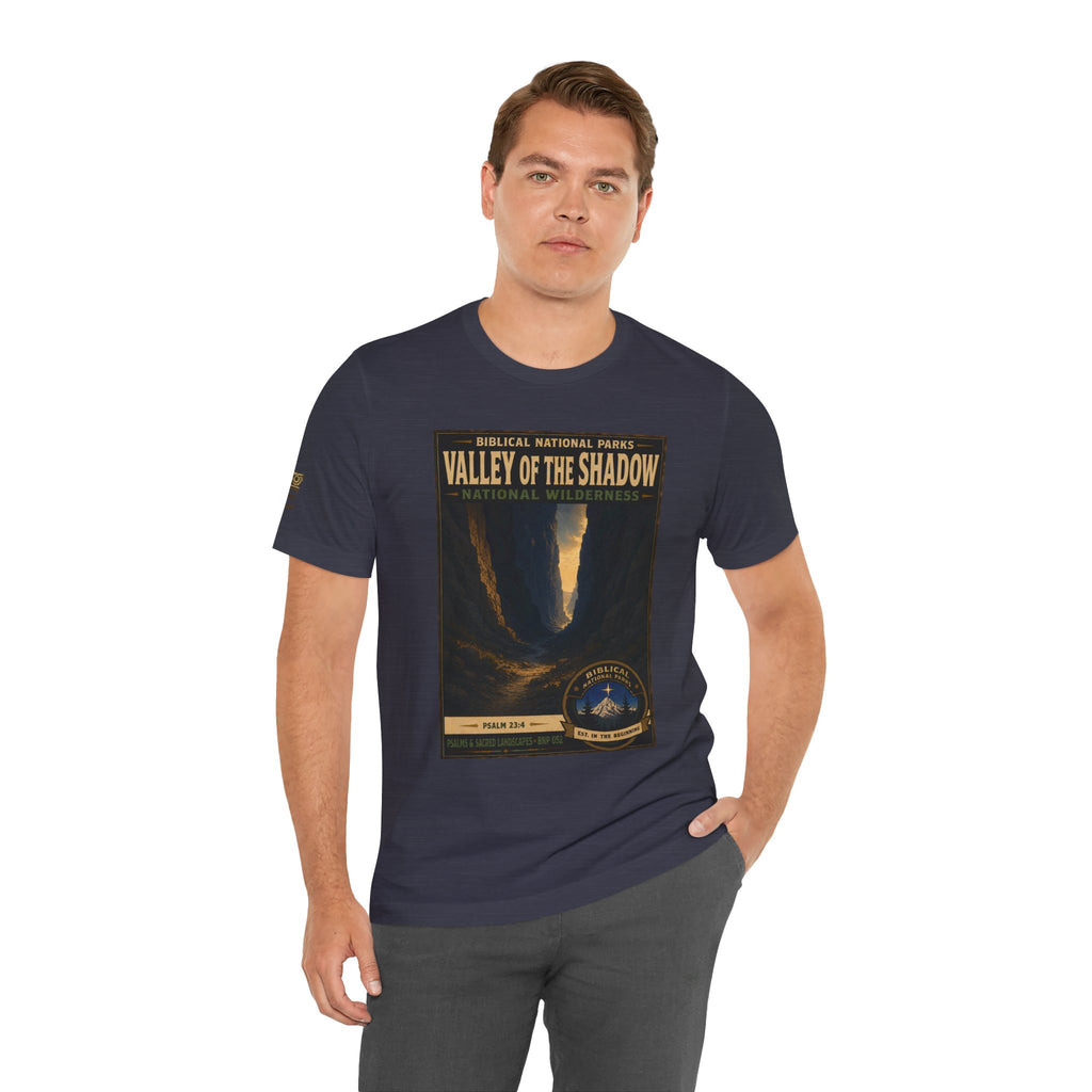 Biblical National Parks Collection IX- #052/054 -Psalms & Sacred Landscapes | Psalm 23:4 | Vintage nature poster Tee | Biblical national parks graphic shirt