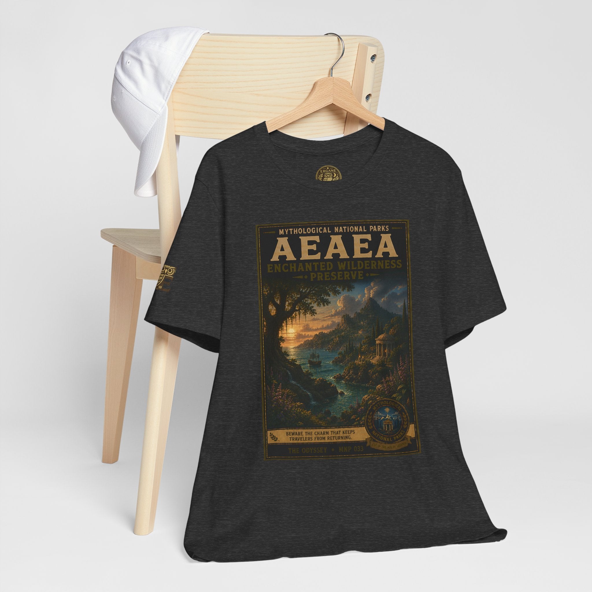 Mythological National Parks Collection IV- #033-038 - THE ODYSSEY | Vintage nature poster Tee | Mythological National Parks graphic shirt