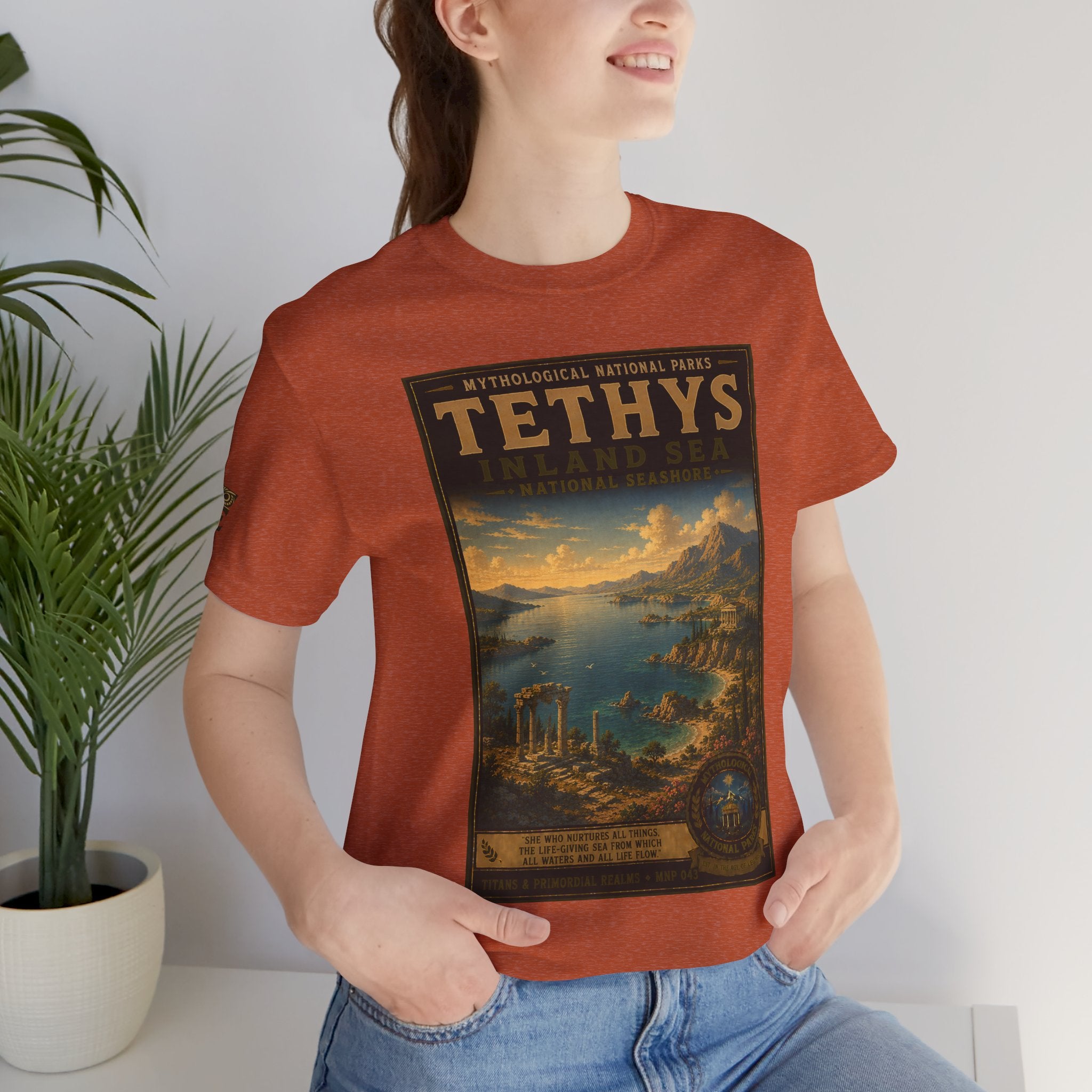 Mythological National Parks COLLECTION V- #043-050 TITANS & PRIMORDIAL REALMS | Vintage nature poster Tee | Mythological National Parks graphic shirt