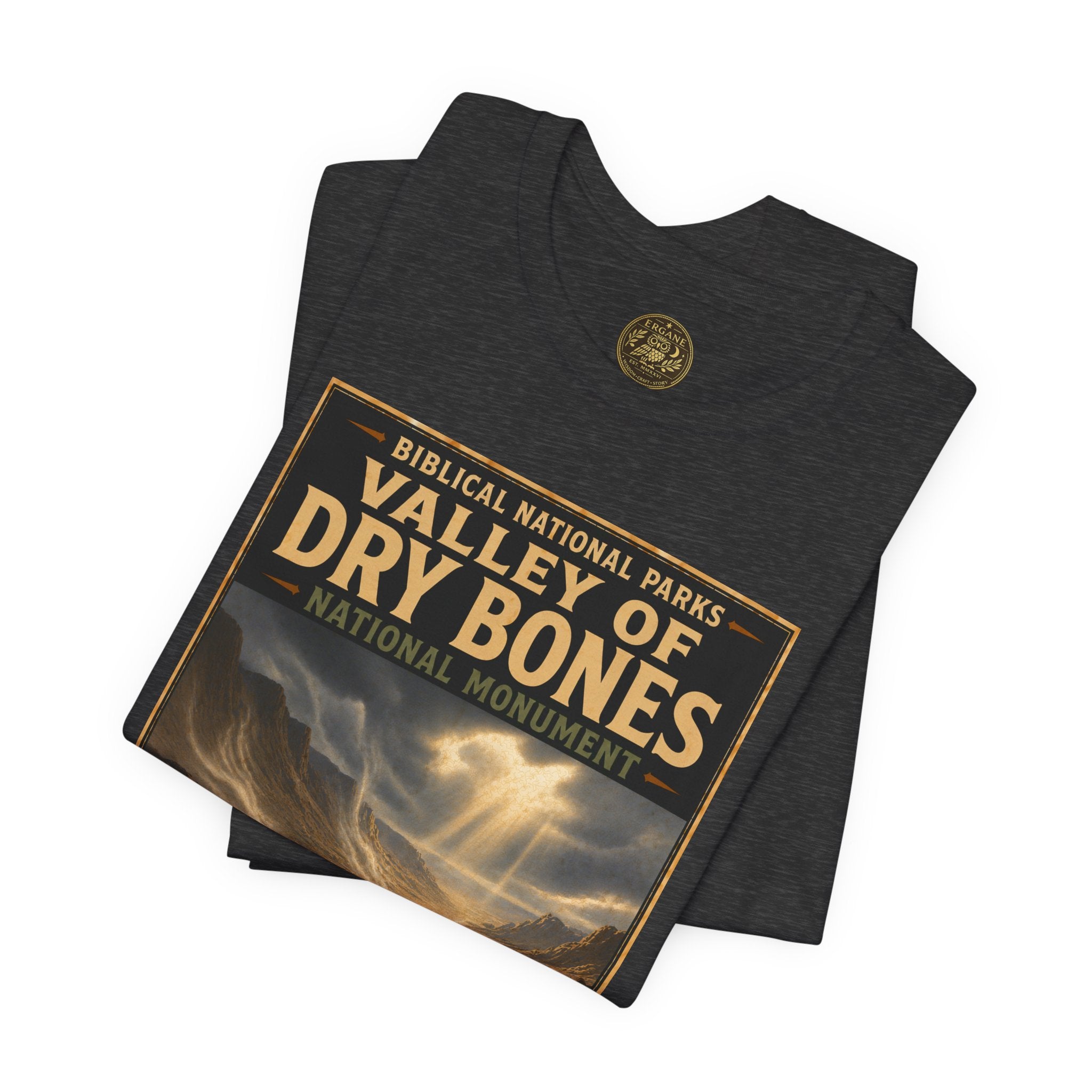 Biblical National Parks Collection V- Prophets & Wonders #026/030 Ezekiel 37  | Vintage nature poster Tee | Biblical national parks graphic shirt