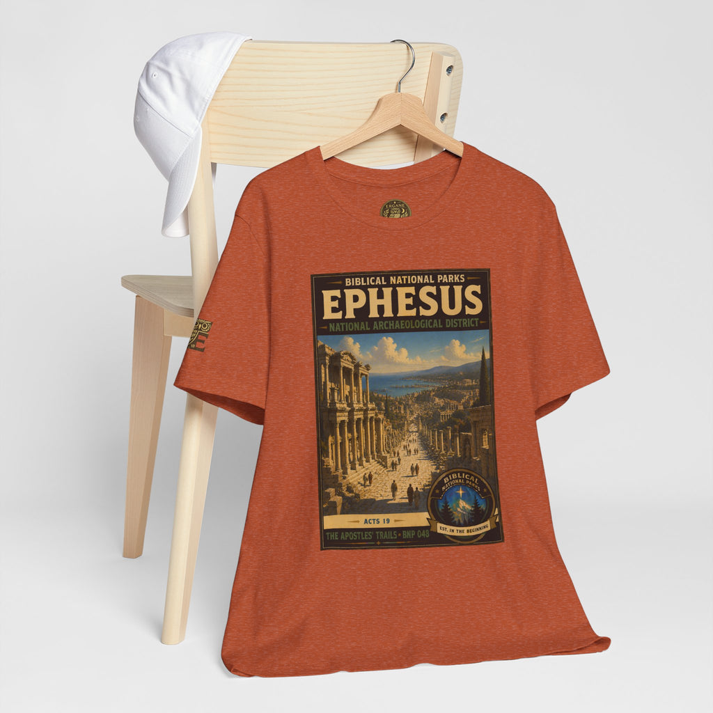 Biblical National Parks Collection VIII- The Apostles' Trails #048/049 | Acts 19 | Vintage nature poster Tee | Biblical national parks graphic shirt