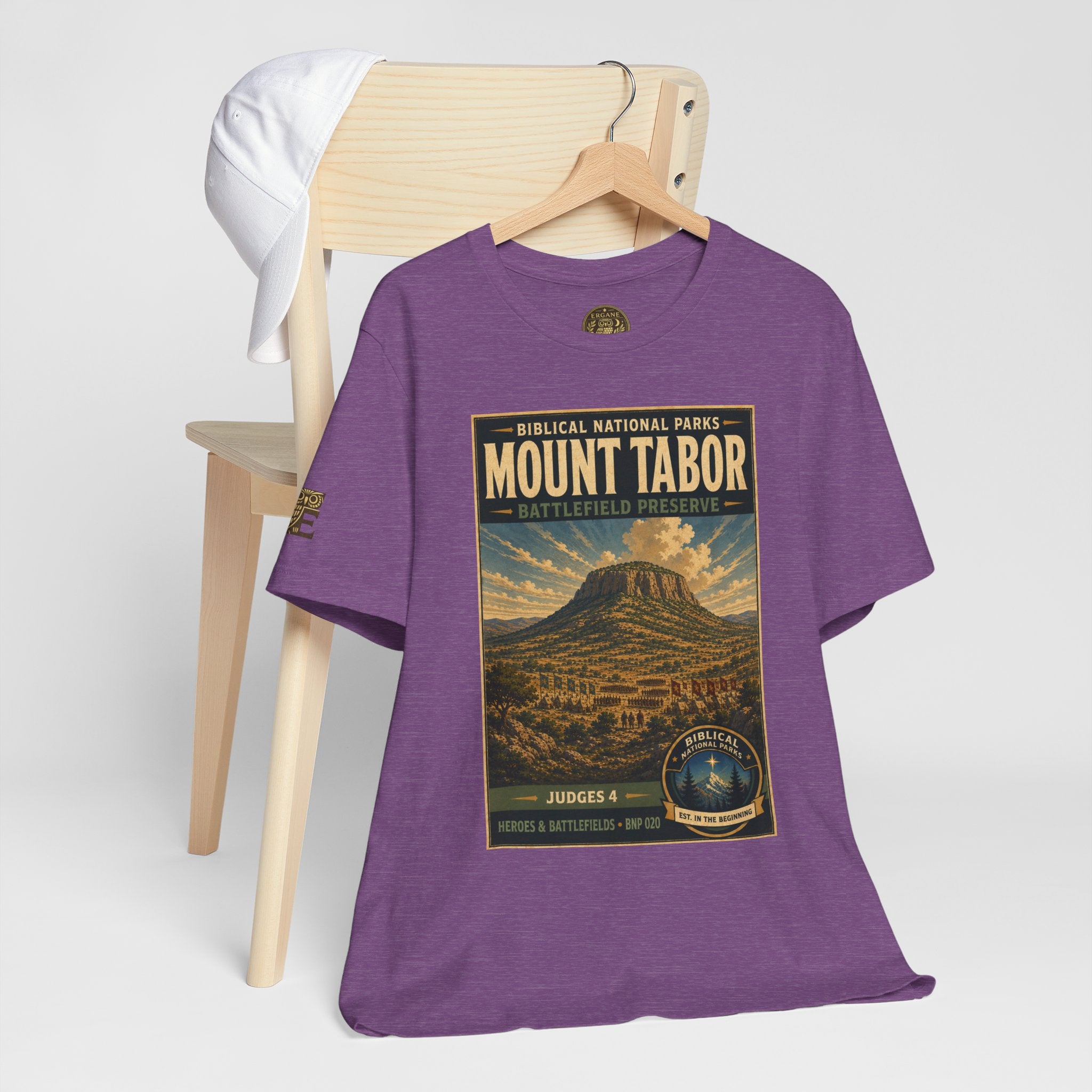 Biblical National Parks Collection IV- Heros & Battlefields #020/023 Judges 4 | Vintage nature poster Tee | Biblical national parks graphic shirt