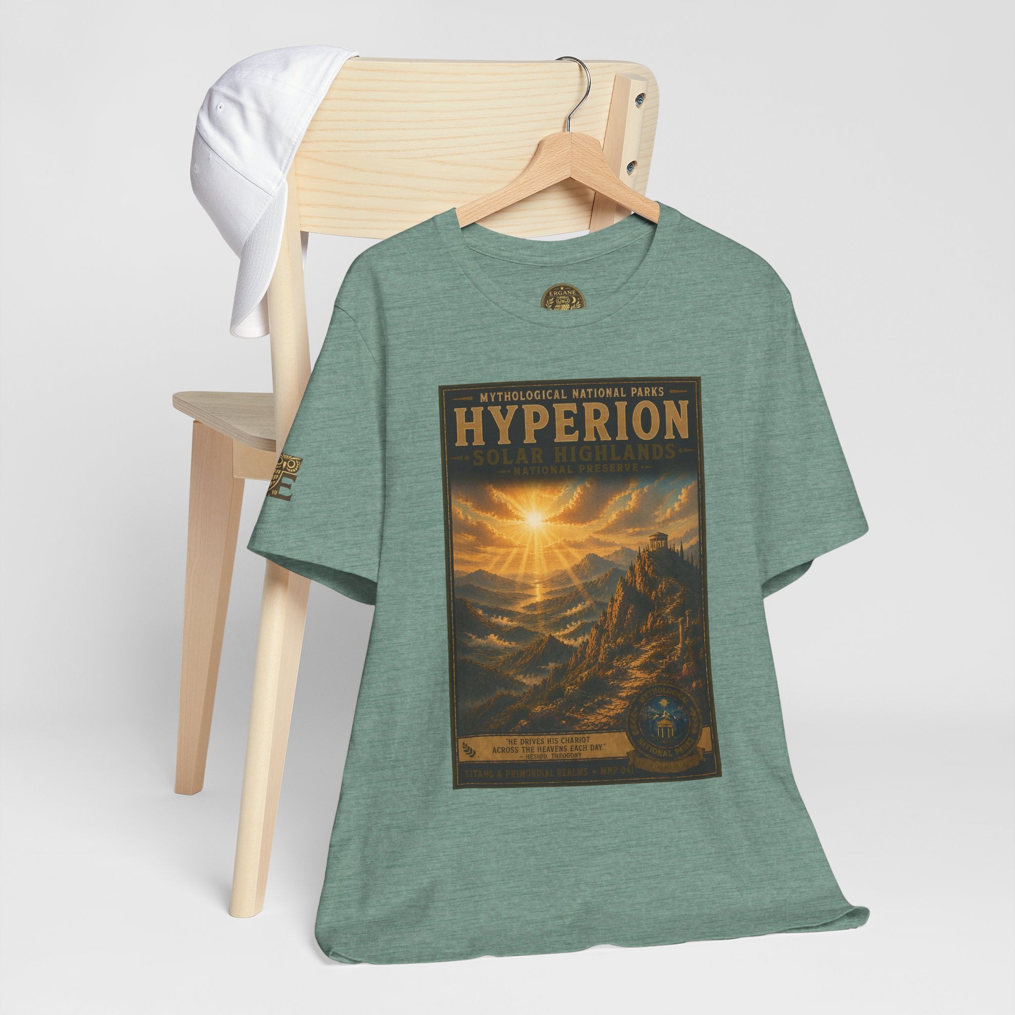 Mythological National Parks COLLECTION V- #041-050 TITANS & PRIMORDIAL REALMS | Vintage nature poster Tee | Mythological National Parks graphic shirt