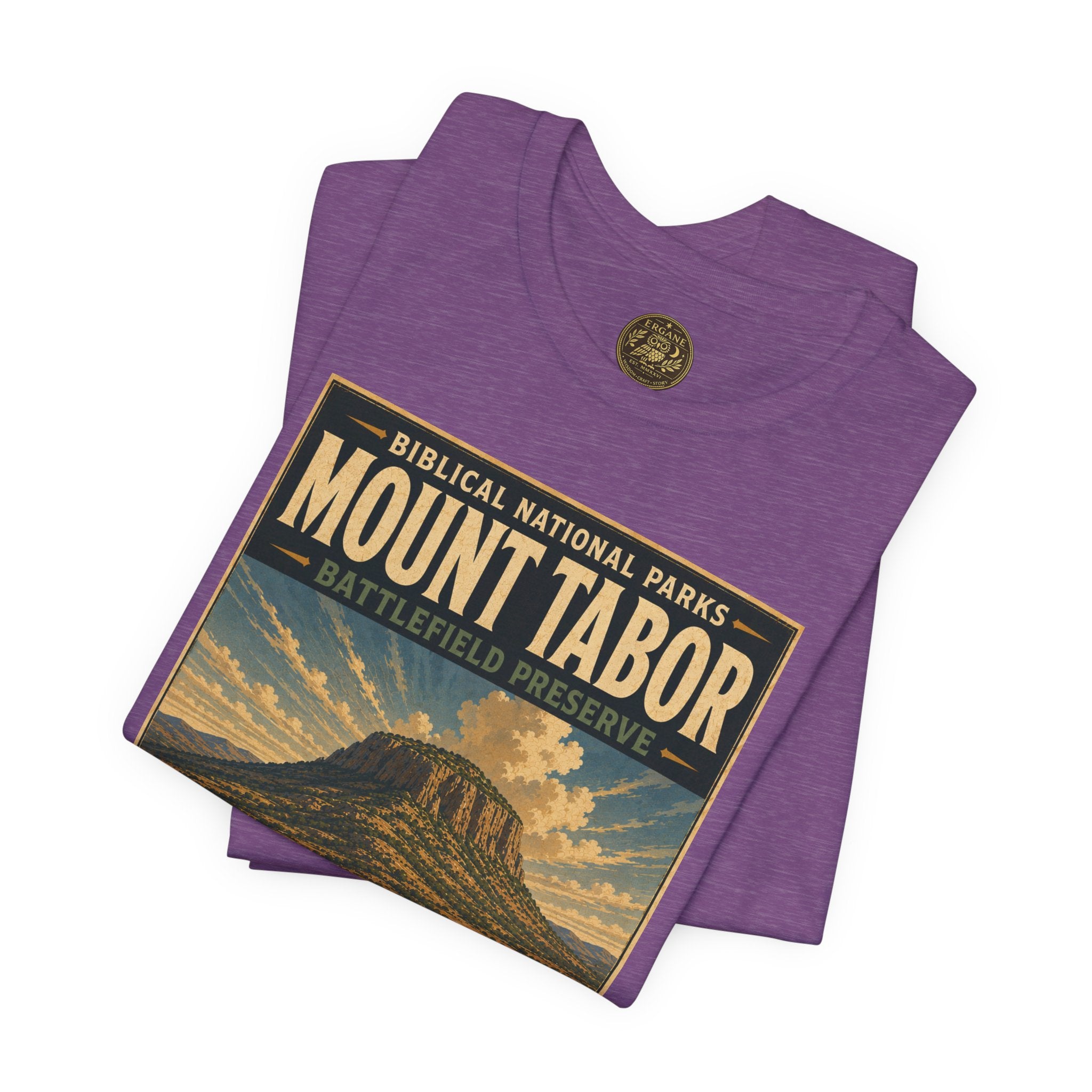 Biblical National Parks Collection IV- Heros & Battlefields #020/023 Judges 4 | Vintage nature poster Tee | Biblical national parks graphic shirt