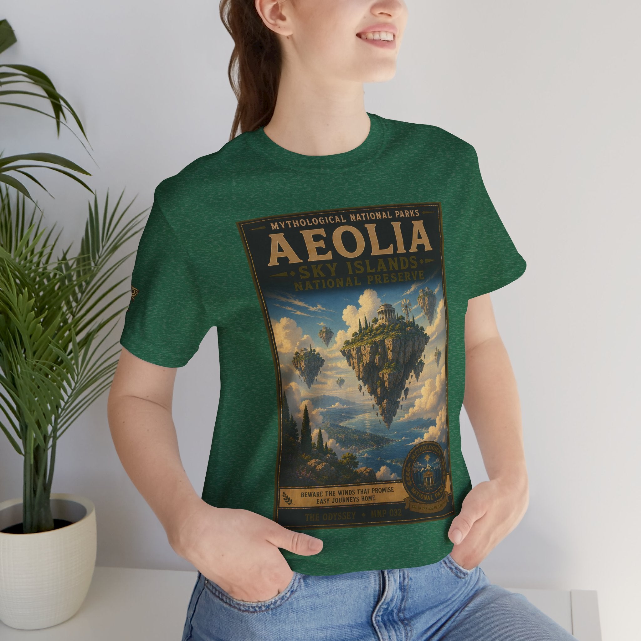 Mythological National Parks Collection IV- #032-038 - THE ODYSSEY | Vintage nature poster Tee | Mythological National Parks graphic shirt