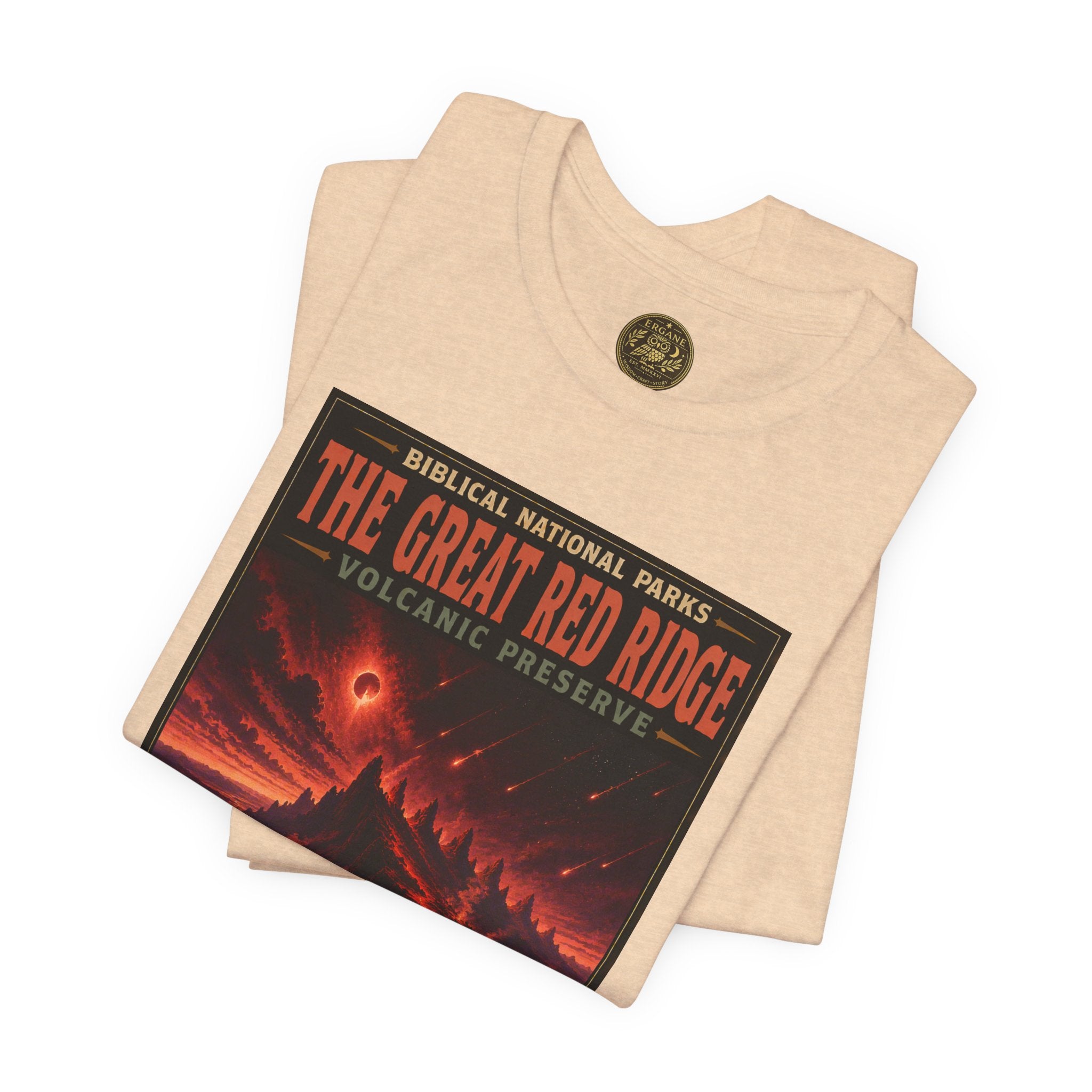 Biblical National Parks Collection X- #059/061 - Revelation: The Final Frontier | Revelation 12 | Vintage nature poster Tee | Biblical national parks graphic shirt