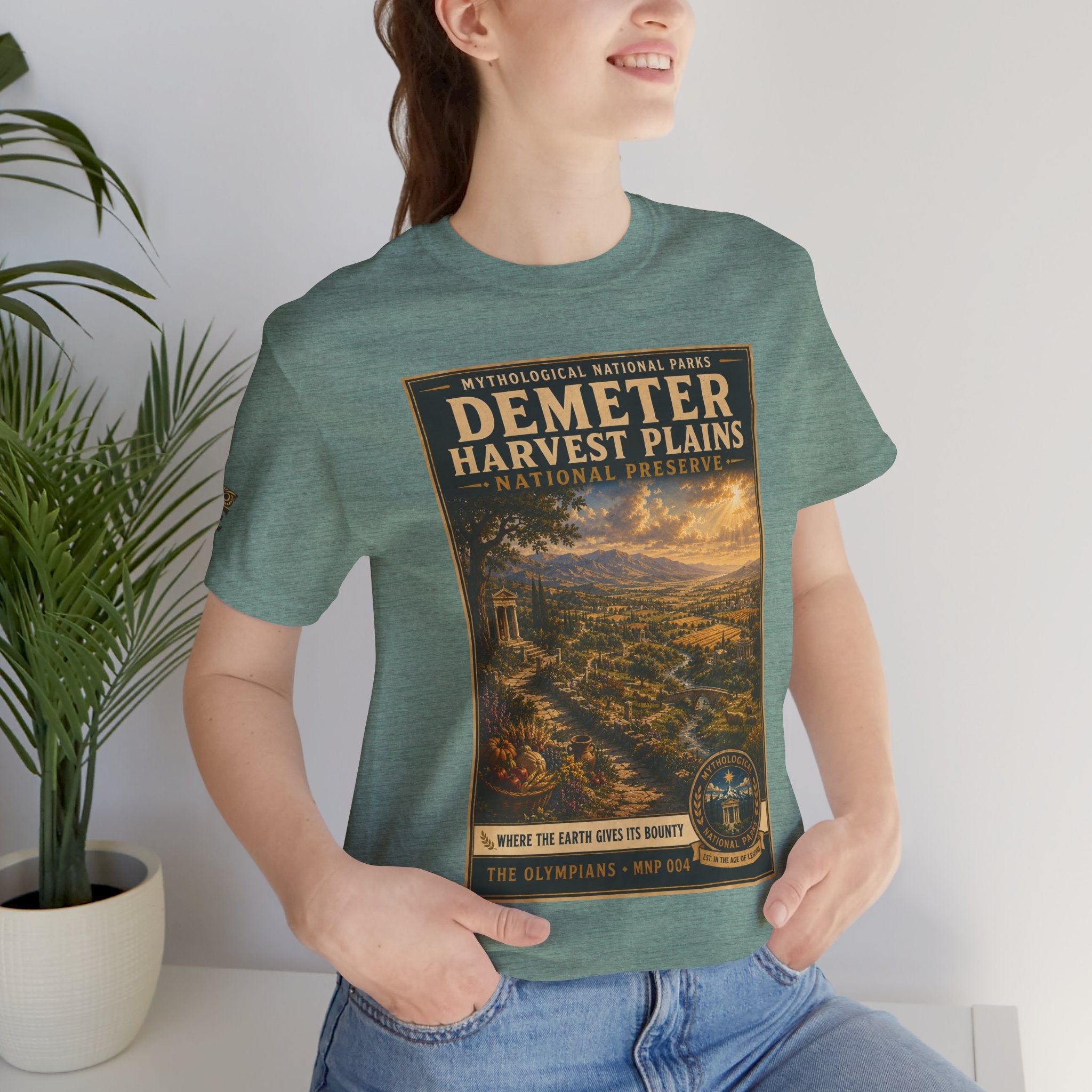 Mythological National Parks Collection I- #004-007 -The Olympians  | Vintage nature poster Tee | Mythological National Parks graphic shirt