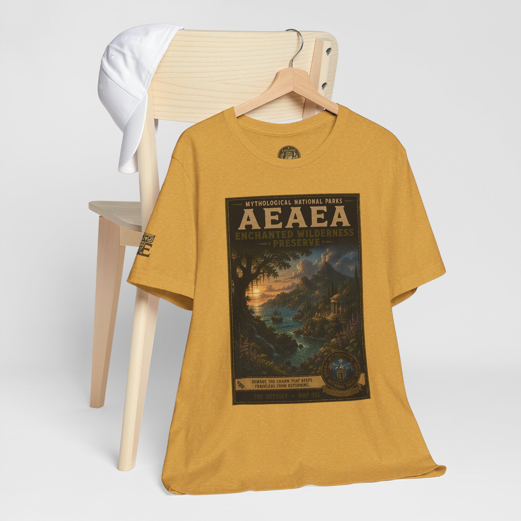 Mythological National Parks Collection IV- #033-038 - THE ODYSSEY | Vintage nature poster Tee | Mythological National Parks graphic shirt