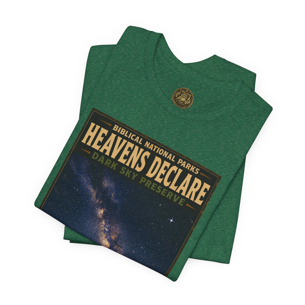 Biblical National Parks Collection IX- #054/054 -Psalms & Sacred Landscapes | Psalm 19:1 | Vintage nature poster Tee | Biblical national parks graphic shirt