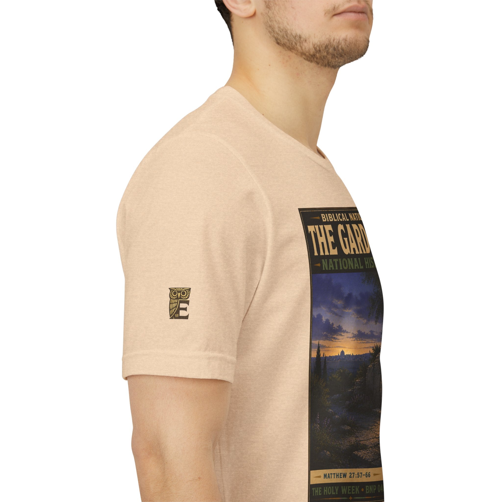 Biblical National Parks Collection VII- The Holy Week #040/041 | Matthew 27: 55-66 | Vintage nature poster Tee | Biblical national parks graphic shirt