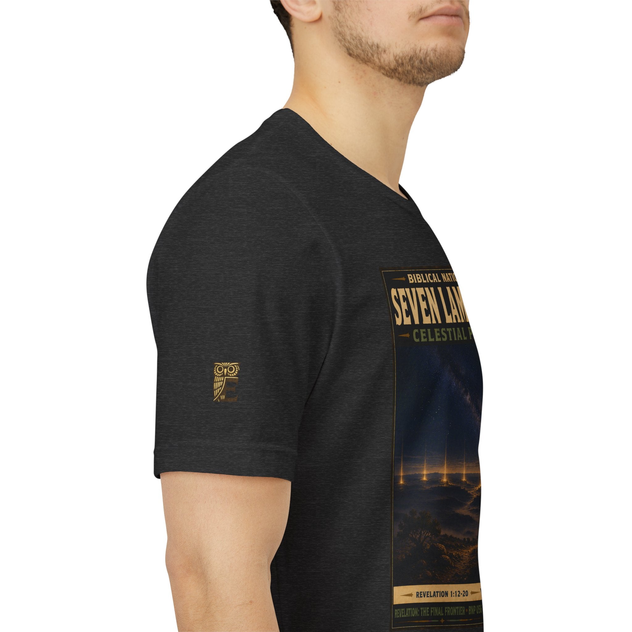 Biblical National Parks Collection X- #056/061 - Revelation: The Final Frontier | Revelation 1: 12-20 | Vintage nature poster Tee | Biblical national parks graphic shirt