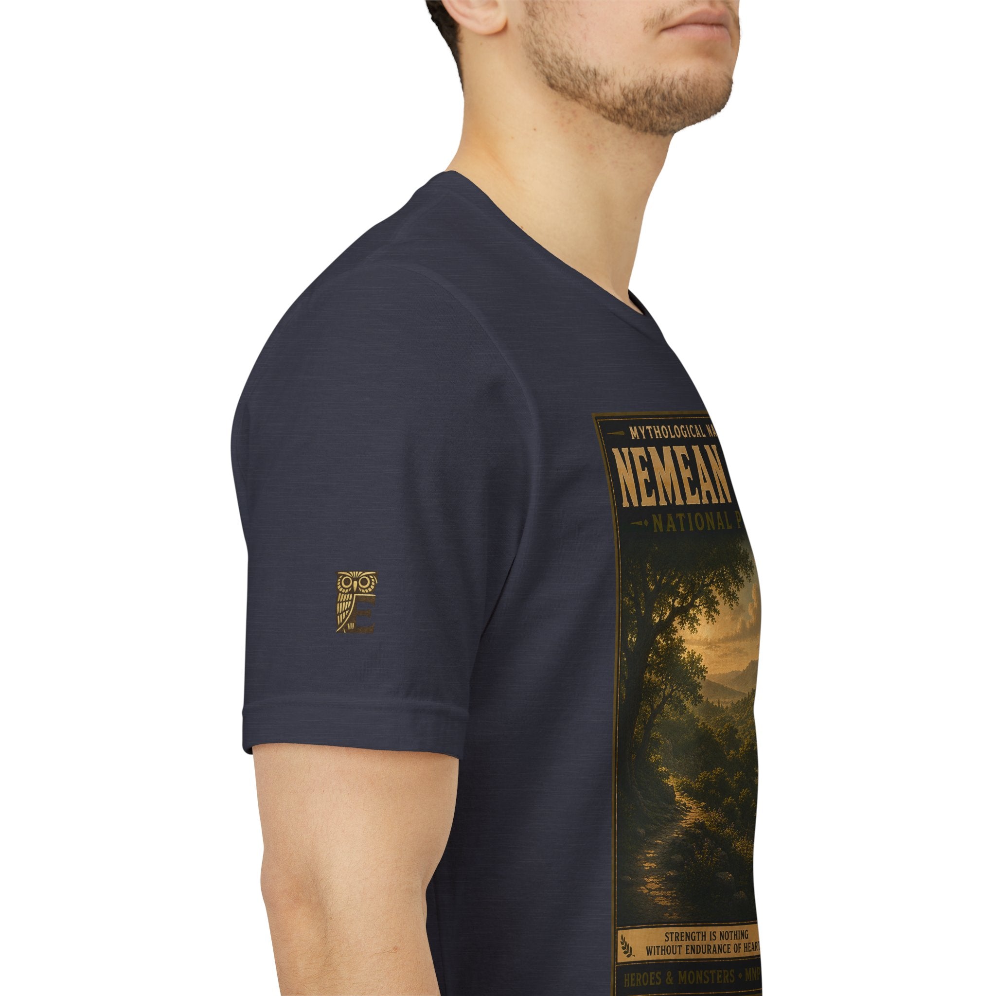 Mythological National Parks Collection III- #023-028 - Heros & Monsters | Vintage nature poster Tee | Mythological National Parks graphic shirt
