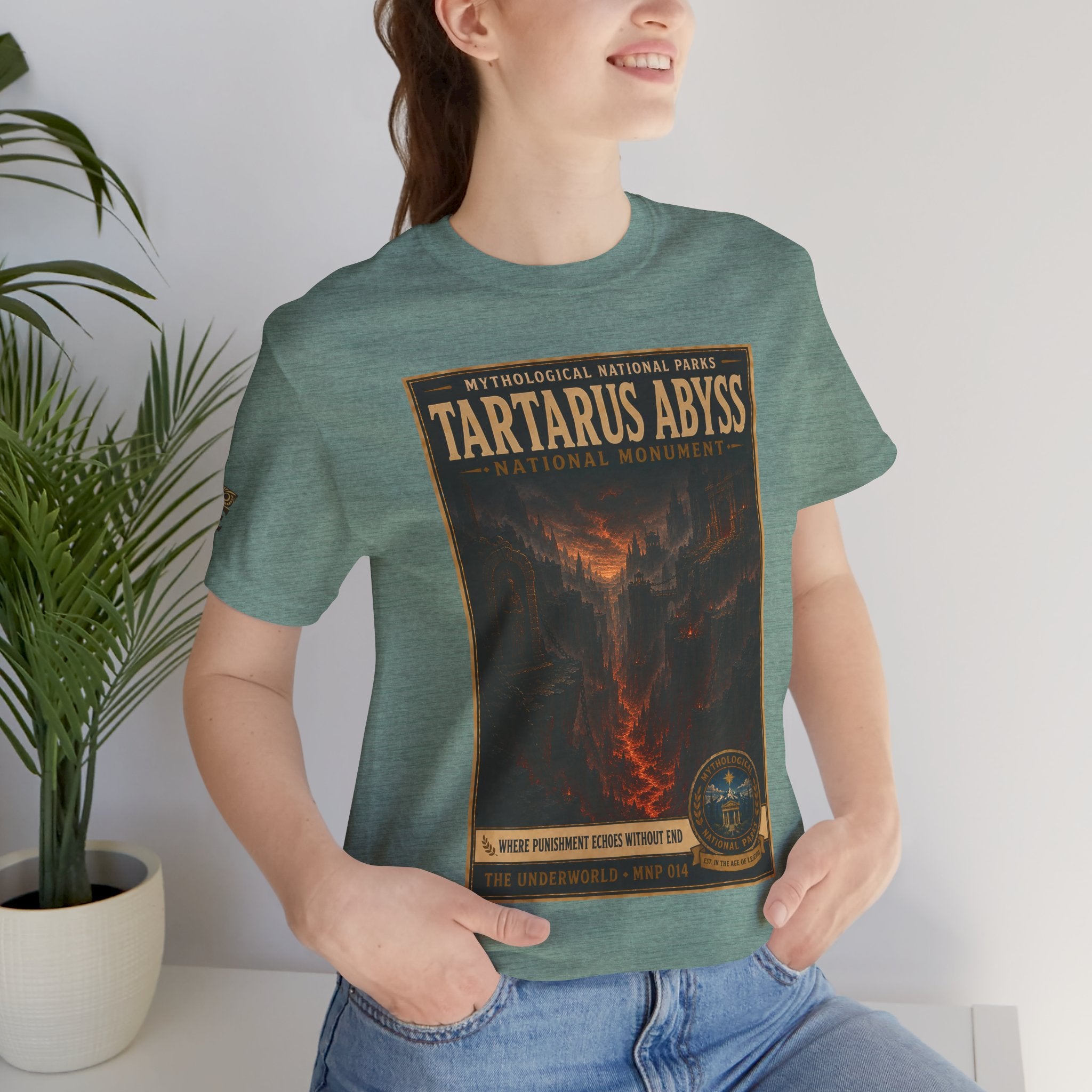 Mythological National Parks Collection II- #014-016 -The Underworld | Vintage nature poster Tee | Mythological National Parks graphic shirt