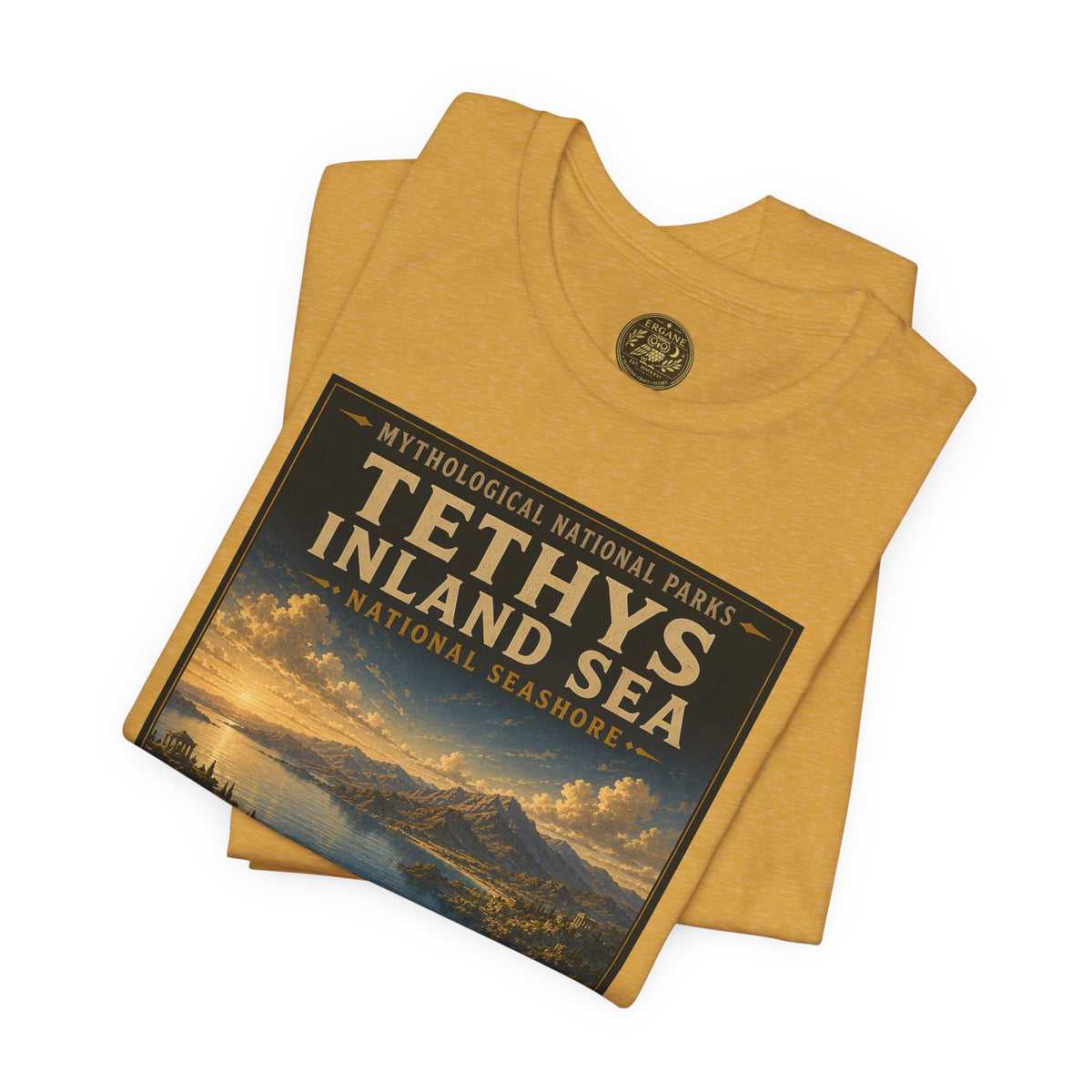 Mythological National Parks COLLECTION V- #043-050 TITANS & PRIMORDIAL REALMS | Vintage nature poster Tee | Mythological National Parks graphic shirt