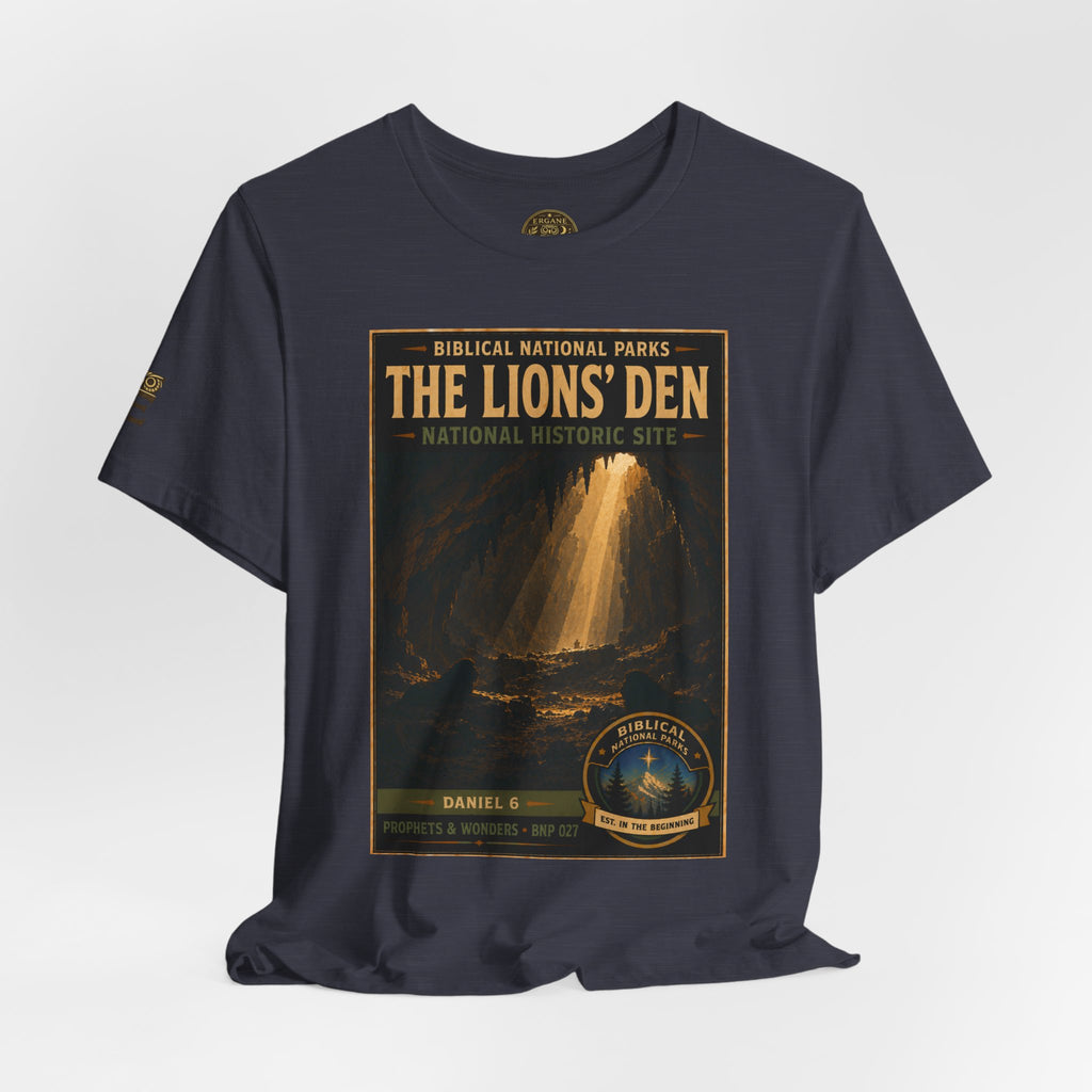 Biblical National Parks Collection V- Prophets & Wonders #027/030 Daniel 6 | Vintage nature poster Tee | Biblical national parks graphic shirt