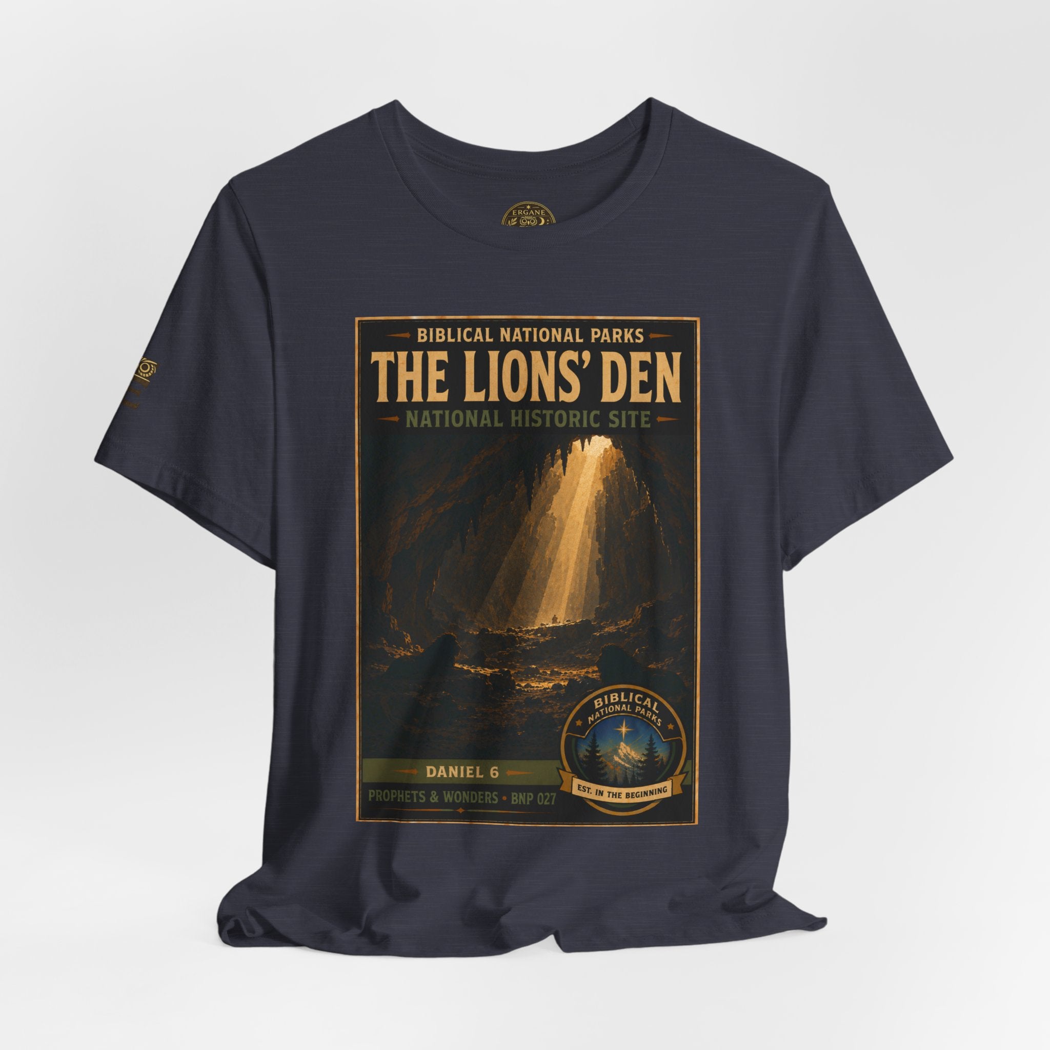 Biblical National Parks Collection V- Prophets & Wonders #027/030 Daniel 6 | Vintage nature poster Tee | Biblical national parks graphic shirt