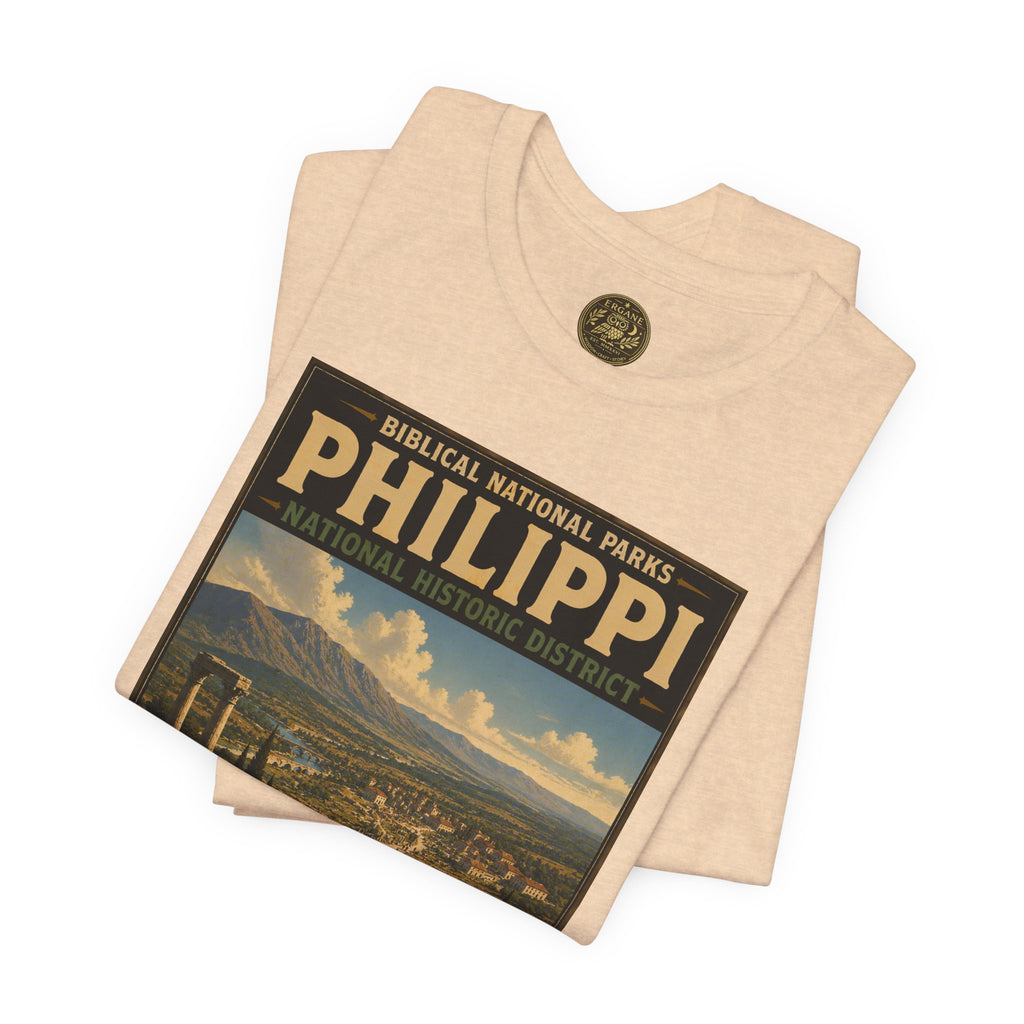 Biblical National Parks Collection VIII- The Apostles' Trails #045/049 | Acts 16 | Vintage nature poster Tee | Biblical national parks graphic shirt