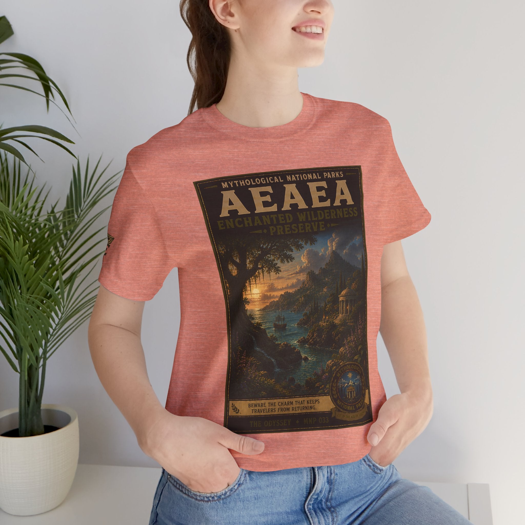 Mythological National Parks Collection IV- #033-038 - THE ODYSSEY | Vintage nature poster Tee | Mythological National Parks graphic shirt