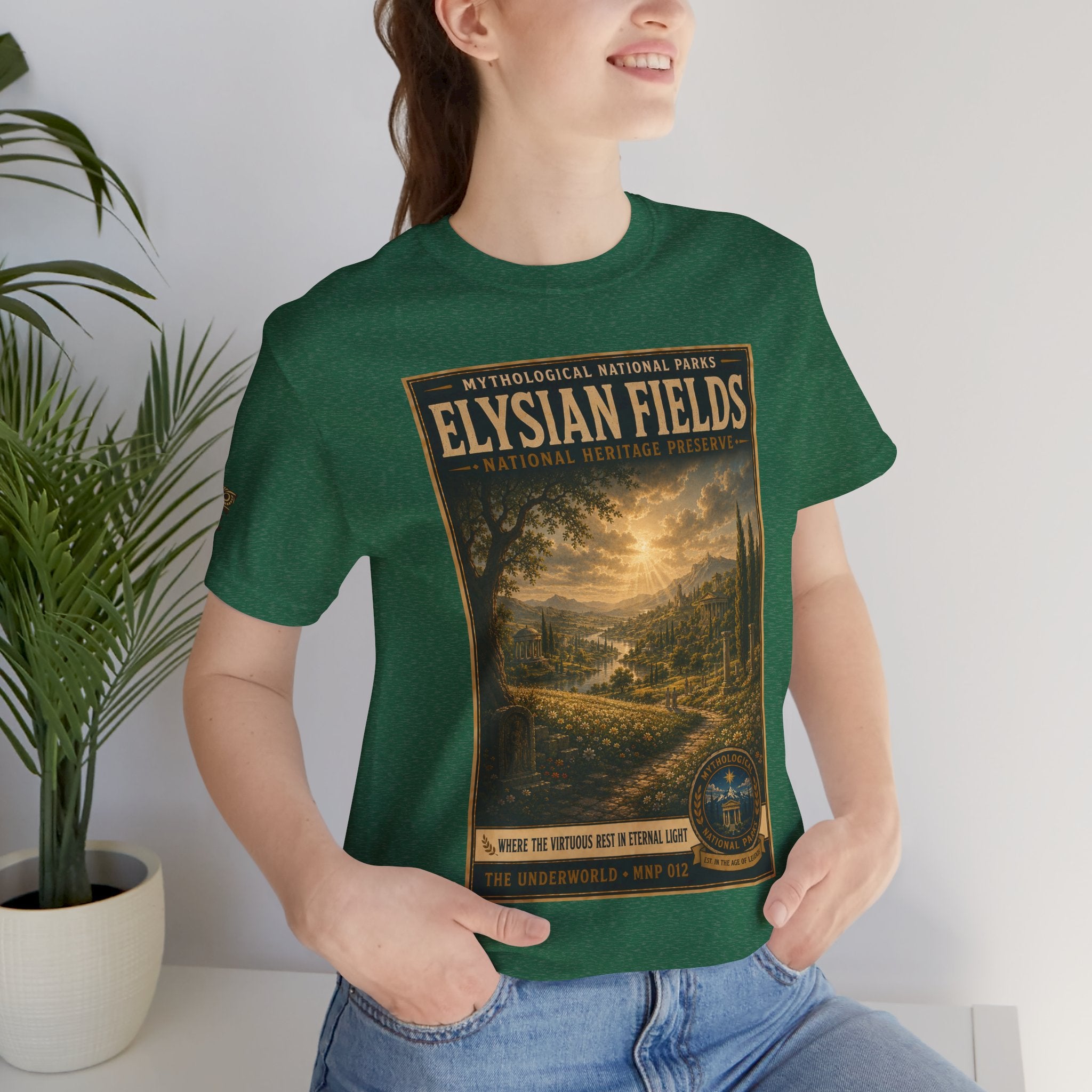 Mythological National Parks Collection II- #012-016 -The Underworld | Vintage nature poster Tee | Mythological National Parks graphic shirt