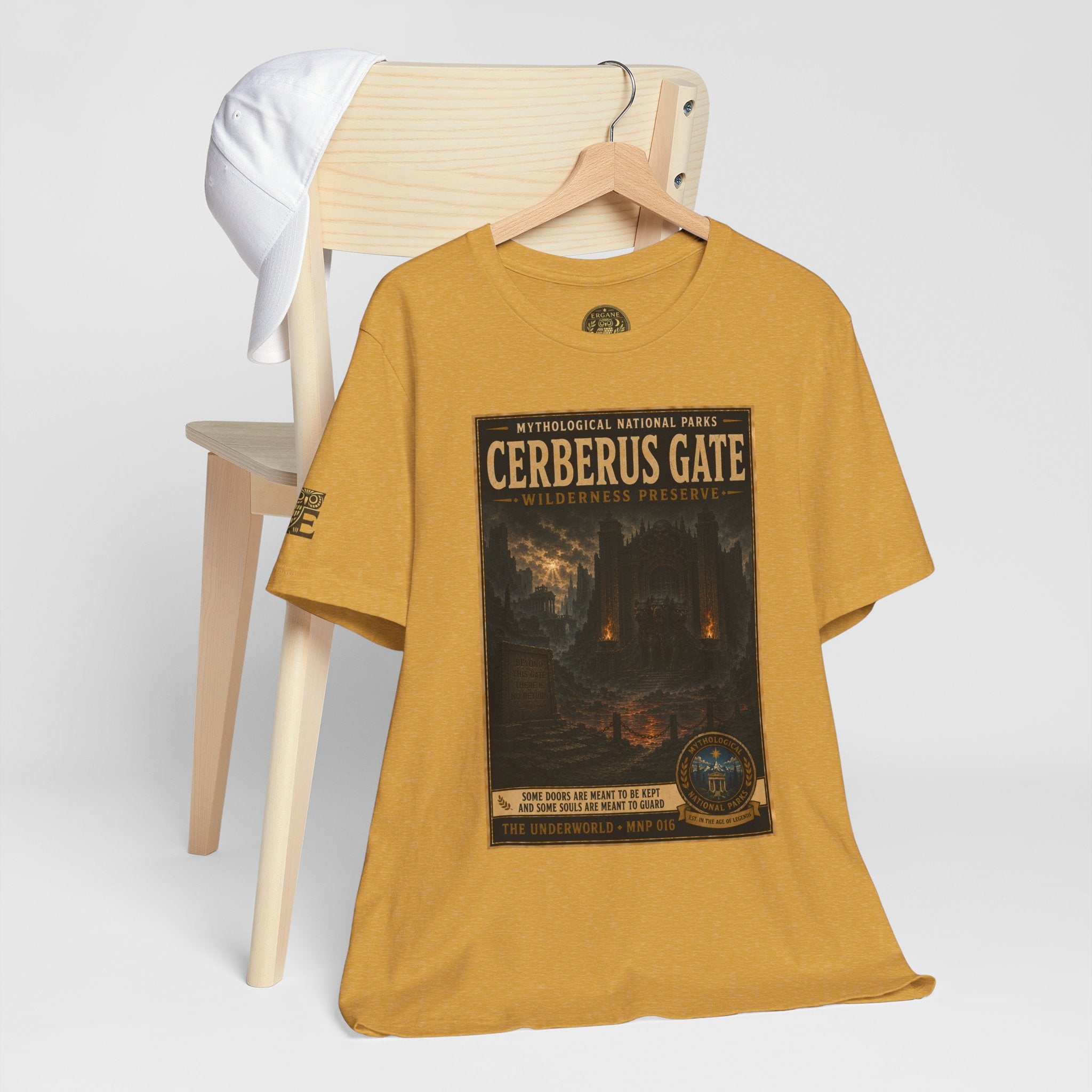Mythological National Parks Collection II- #016-016 -The Underworld | Vintage nature poster Tee | Mythological National Parks graphic shirt