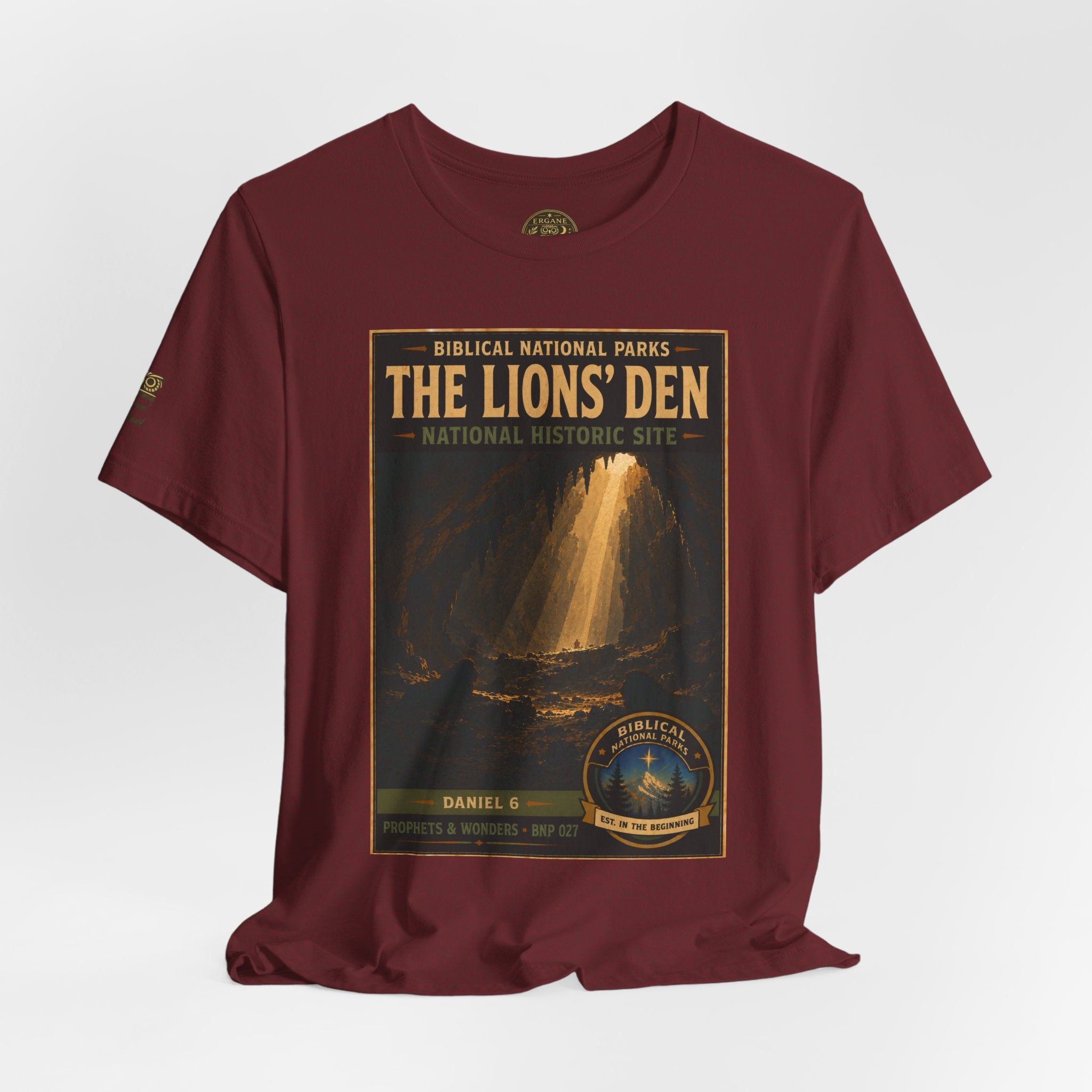 Biblical National Parks Collection V- Prophets & Wonders #027/030 Daniel 6 | Vintage nature poster Tee | Biblical national parks graphic shirt