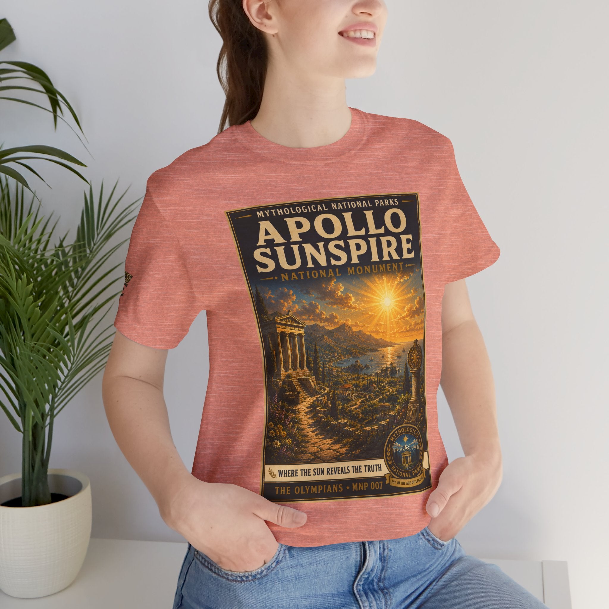 Mythological National Parks Collection I- #007-007 -The Olympians | Vintage nature poster Tee | Mythological National Parks graphic shirt