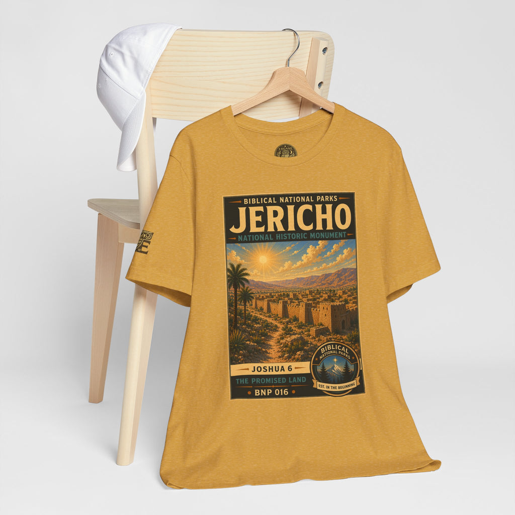 Biblical National Parks Collection III- The Promised Land #016/018 Joshua 6 | Vintage nature poster Tee | Biblical national parks graphic shirt