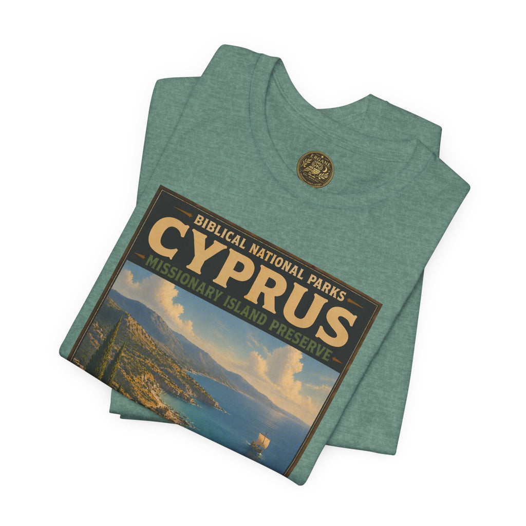 Biblical National Parks Collection VIII- The Apostles' Trails #044/049 | Acts 13 | Vintage nature poster Tee | Biblical national parks graphic shirt