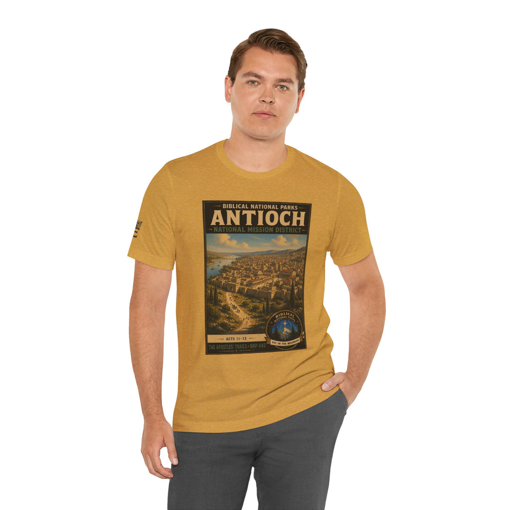 Biblical National Parks Collection VIII- The Apostles' Trails #043/049 | Acts 11-13 | Vintage nature poster Tee | Biblical national parks graphic shirt