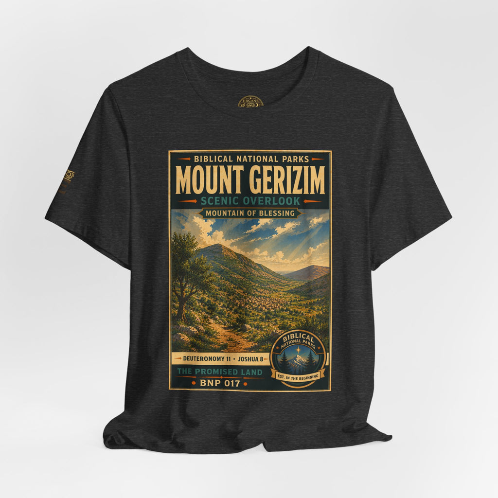 Biblical National Parks Collection III- The Promised Land #017/018 Joshua 8 | Vintage nature poster Tee | Biblical national parks graphic shirt