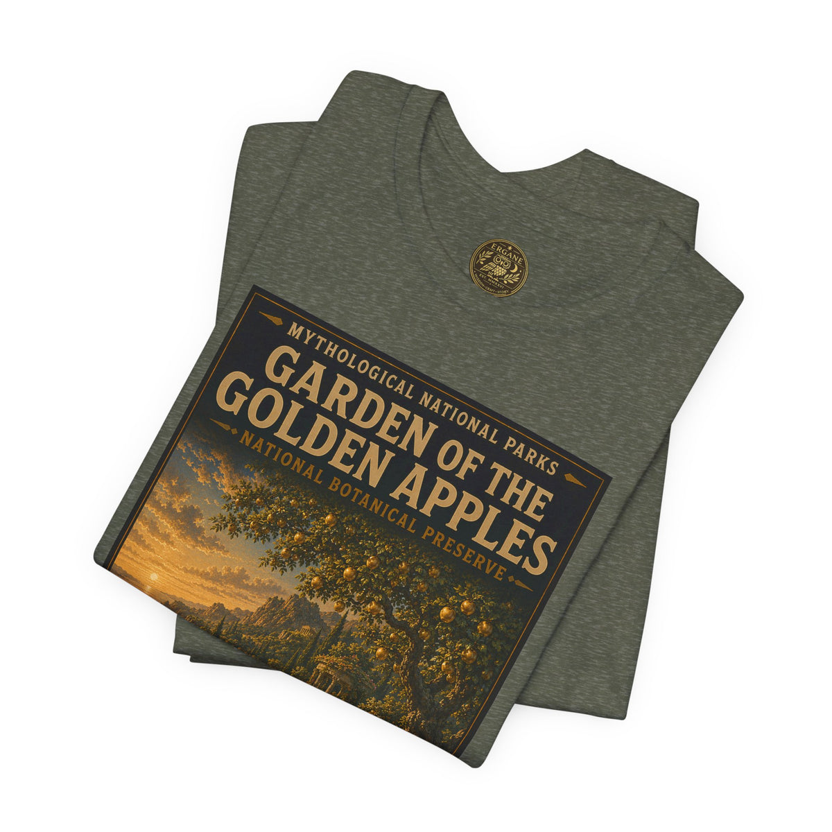 Mythological National Parks COLLECTION V- #048-050 TITANS & PRIMORDIAL REALMS | Vintage nature poster Tee | Mythological National Parks graphic shirt