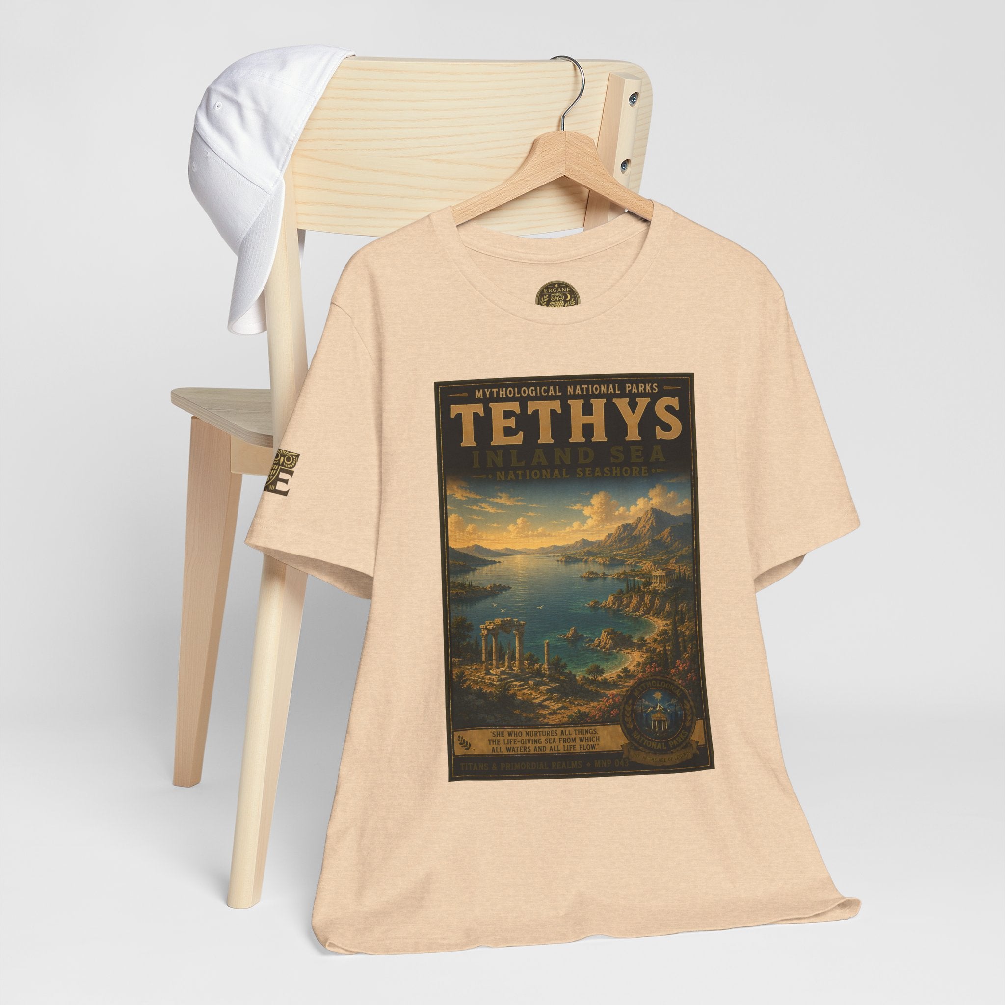 Mythological National Parks COLLECTION V- #043-050 TITANS & PRIMORDIAL REALMS | Vintage nature poster Tee | Mythological National Parks graphic shirt