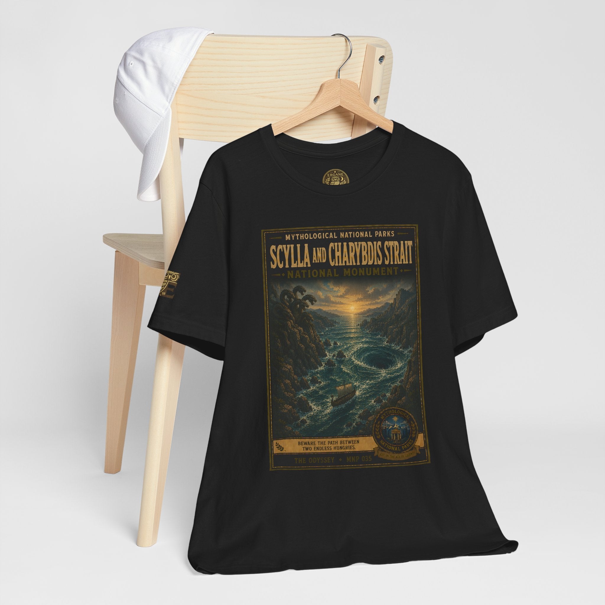 Mythological National Parks Collection IV- #035-038 - THE ODYSSEY | Vintage nature poster Tee | Mythological National Parks graphic shirt