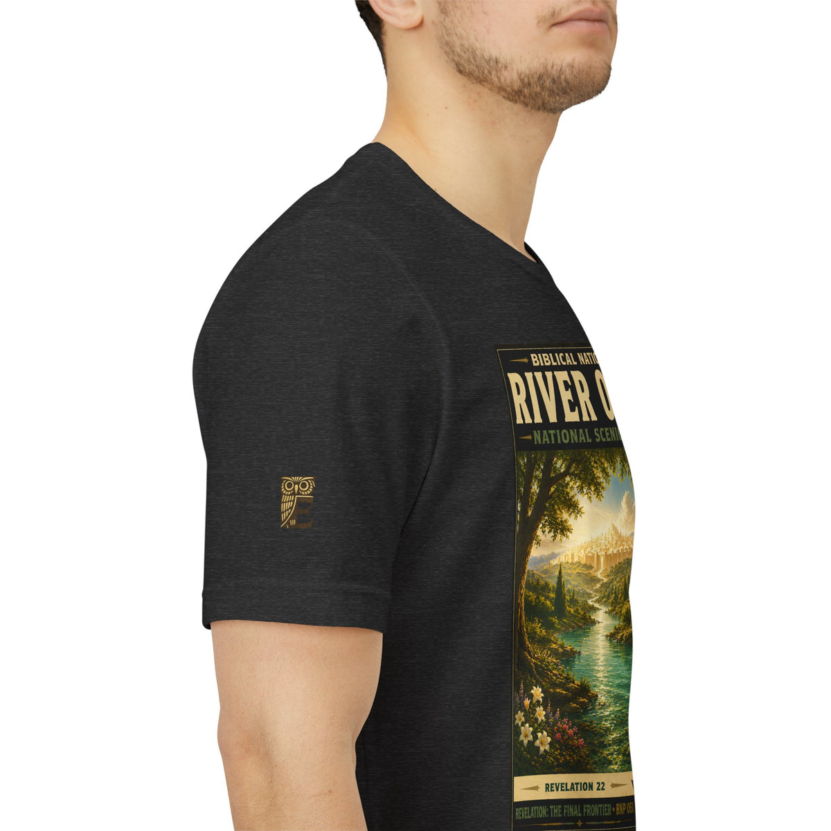 Biblical National Parks Collection X- #061/061 - Revelation: The Final Frontier | Revelation 22 | Vintage nature poster Tee | Biblical national parks graphic shirt 2